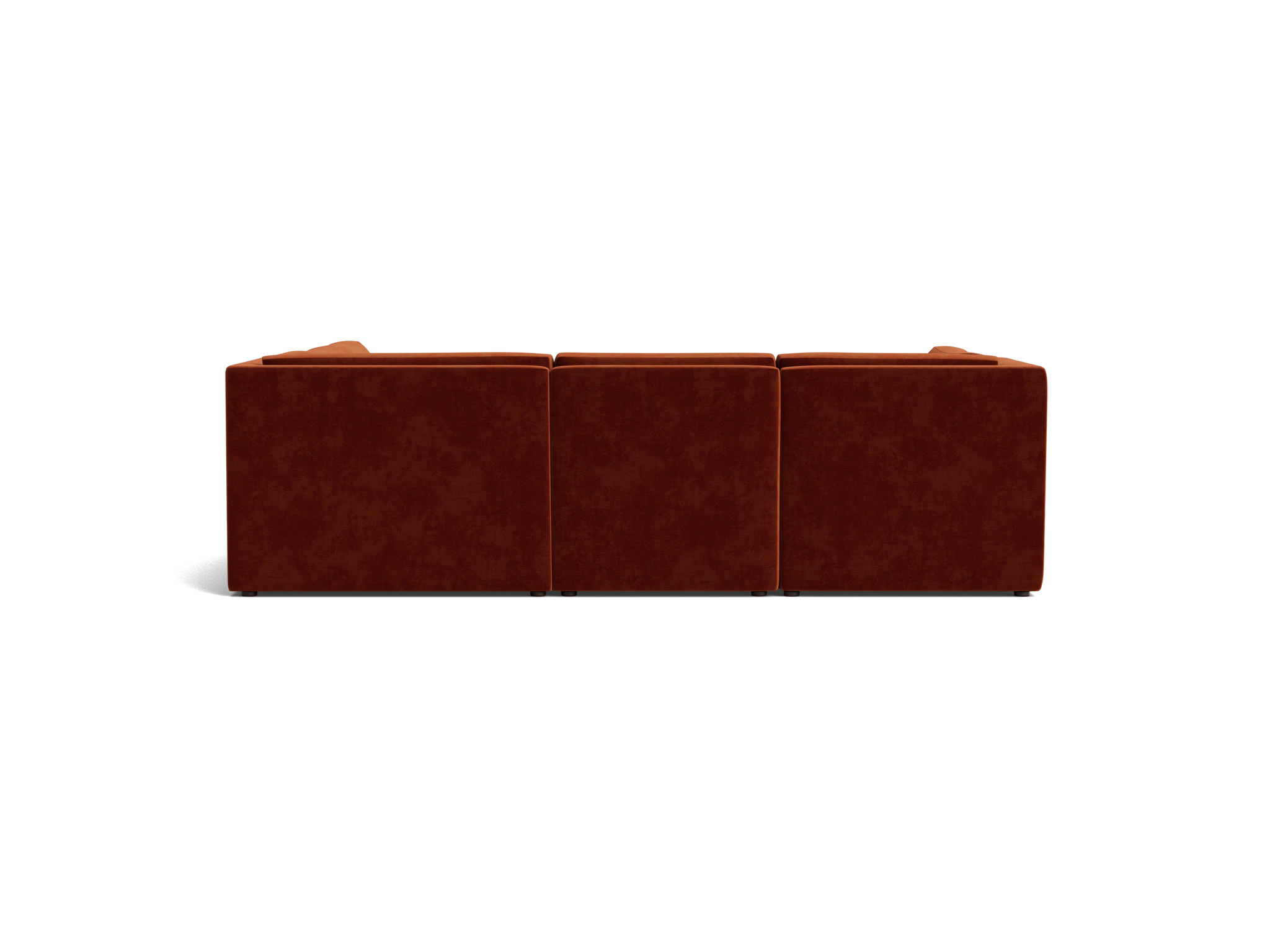 daya modular sofa bumper sectional harper cinnamon