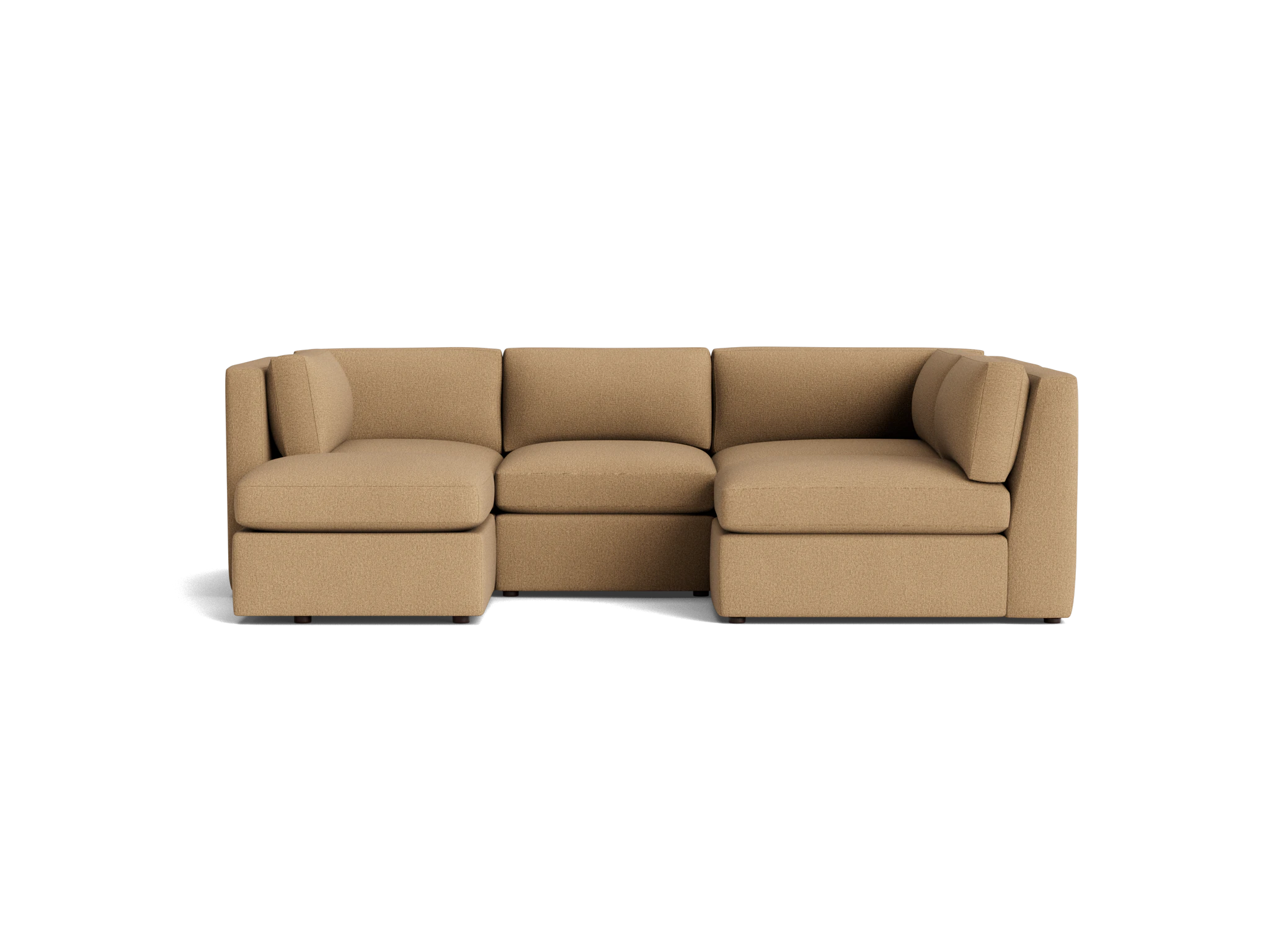 daya modular sofa bumper sectional faithful sand