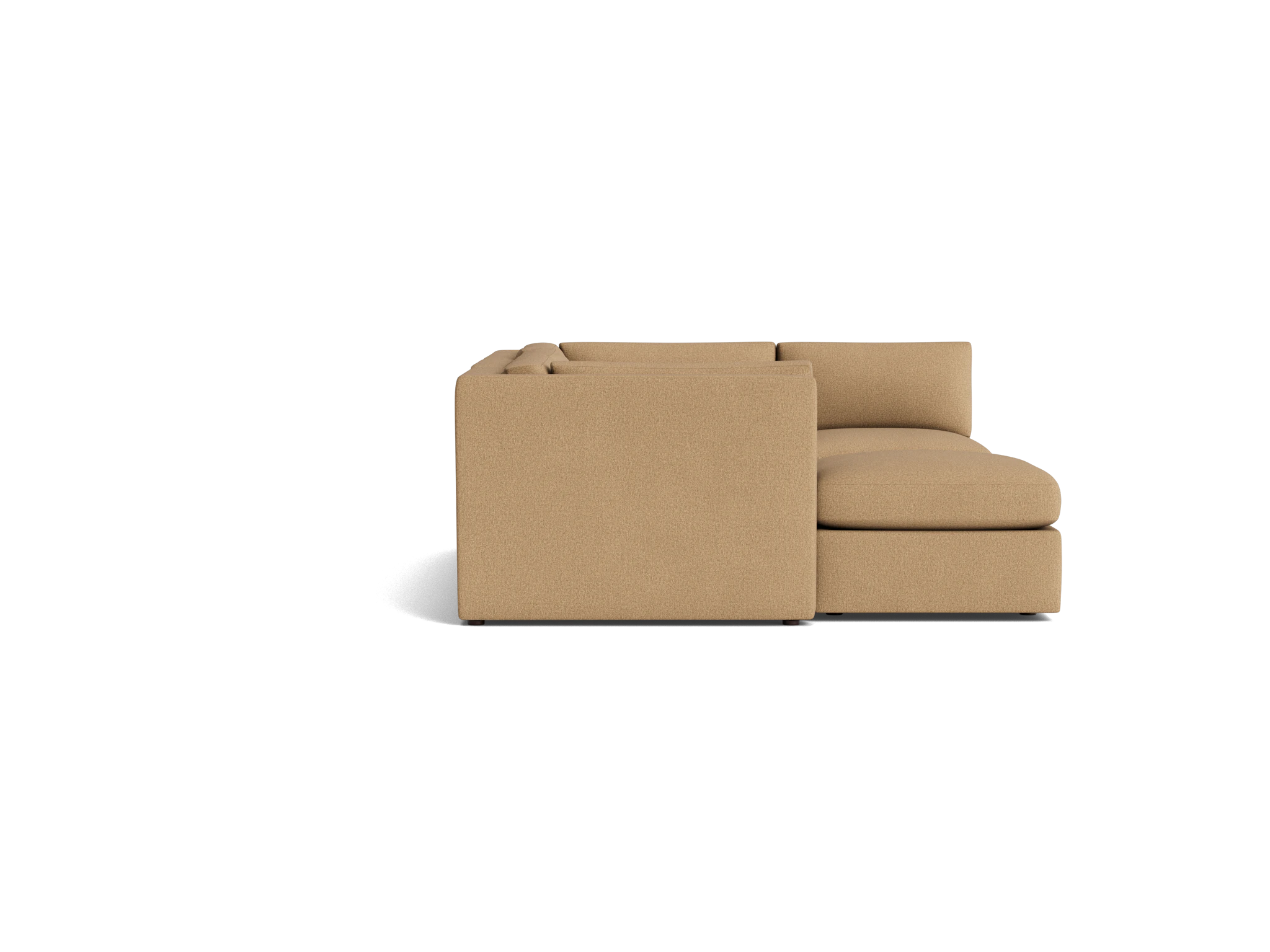 daya modular sofa bumper sectional faithful sand