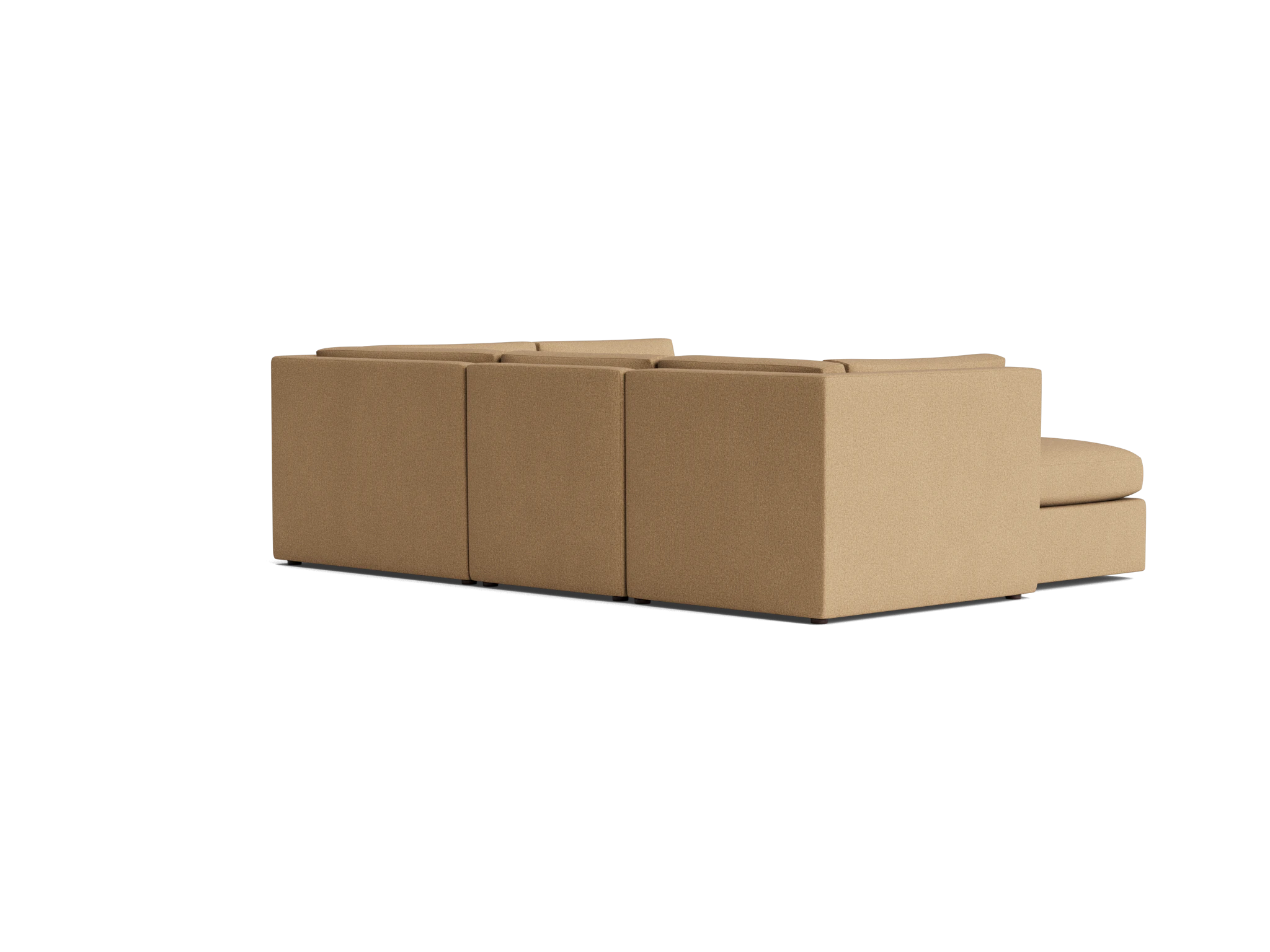 daya modular sofa bumper sectional faithful sand