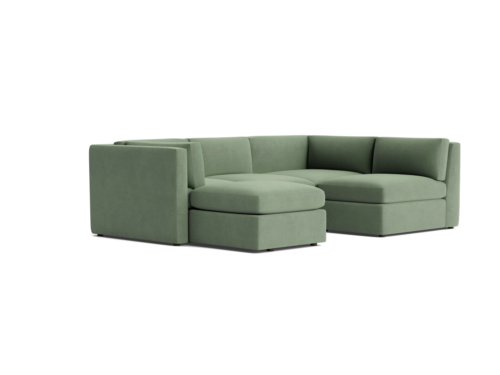 daya modular sofa bumper sectional royale sage