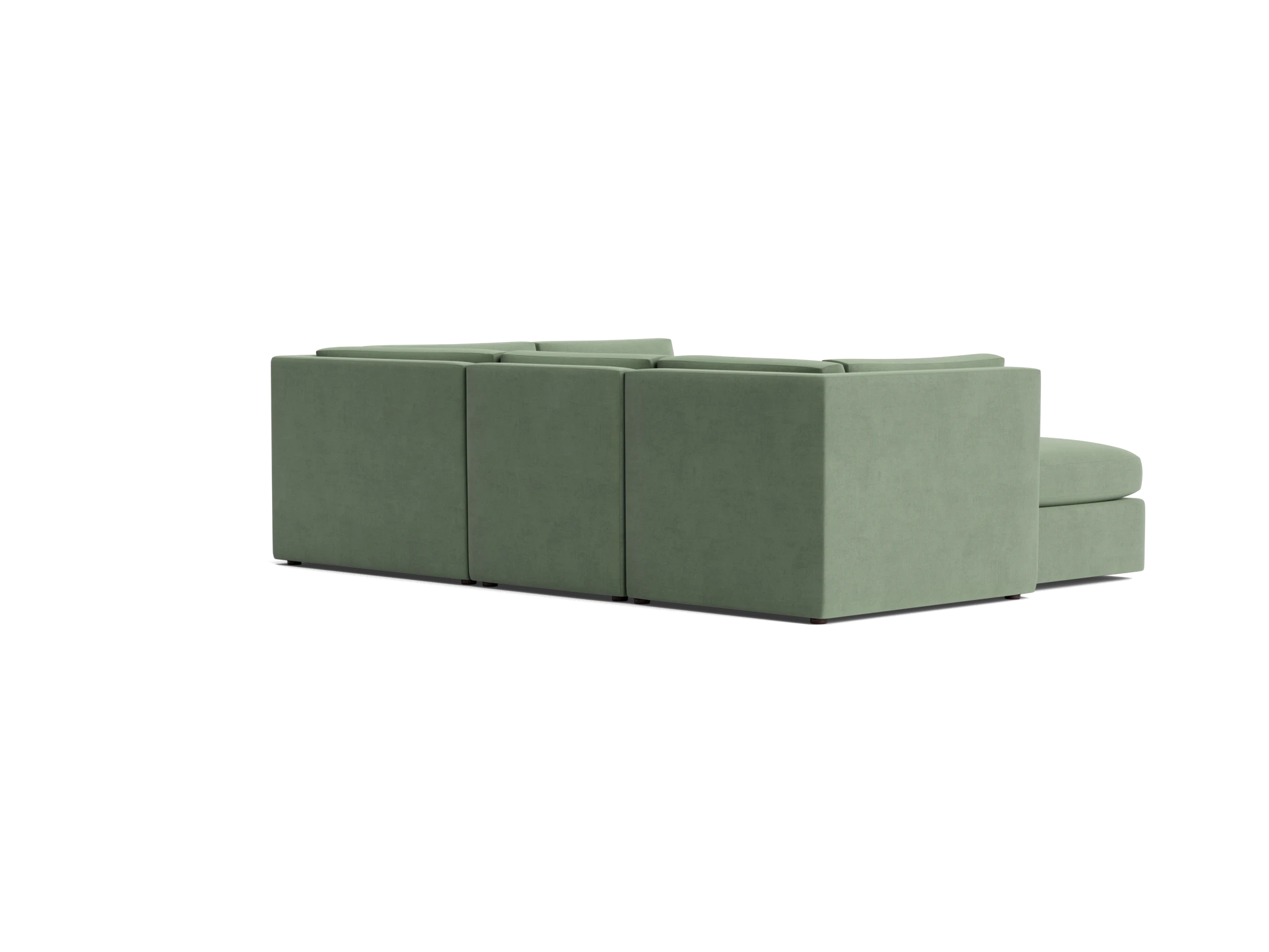daya modular sofa bumper sectional royale sage