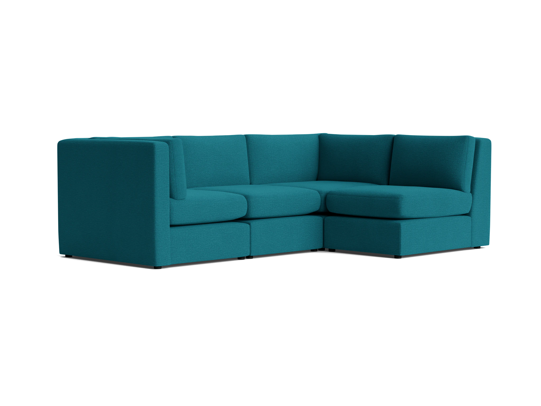 daya modular sectional key largo zenith teal