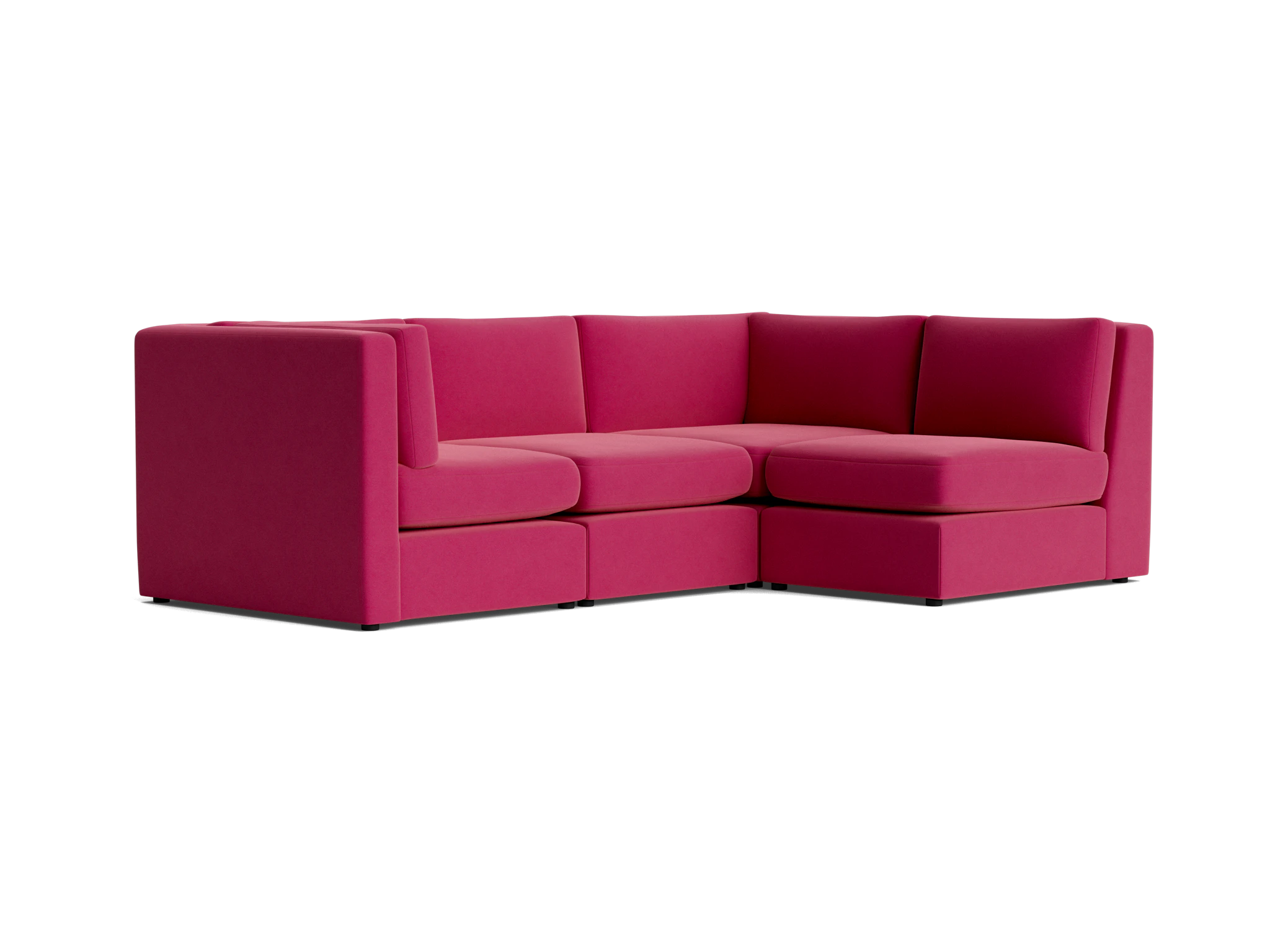 daya modular sectional royale berry