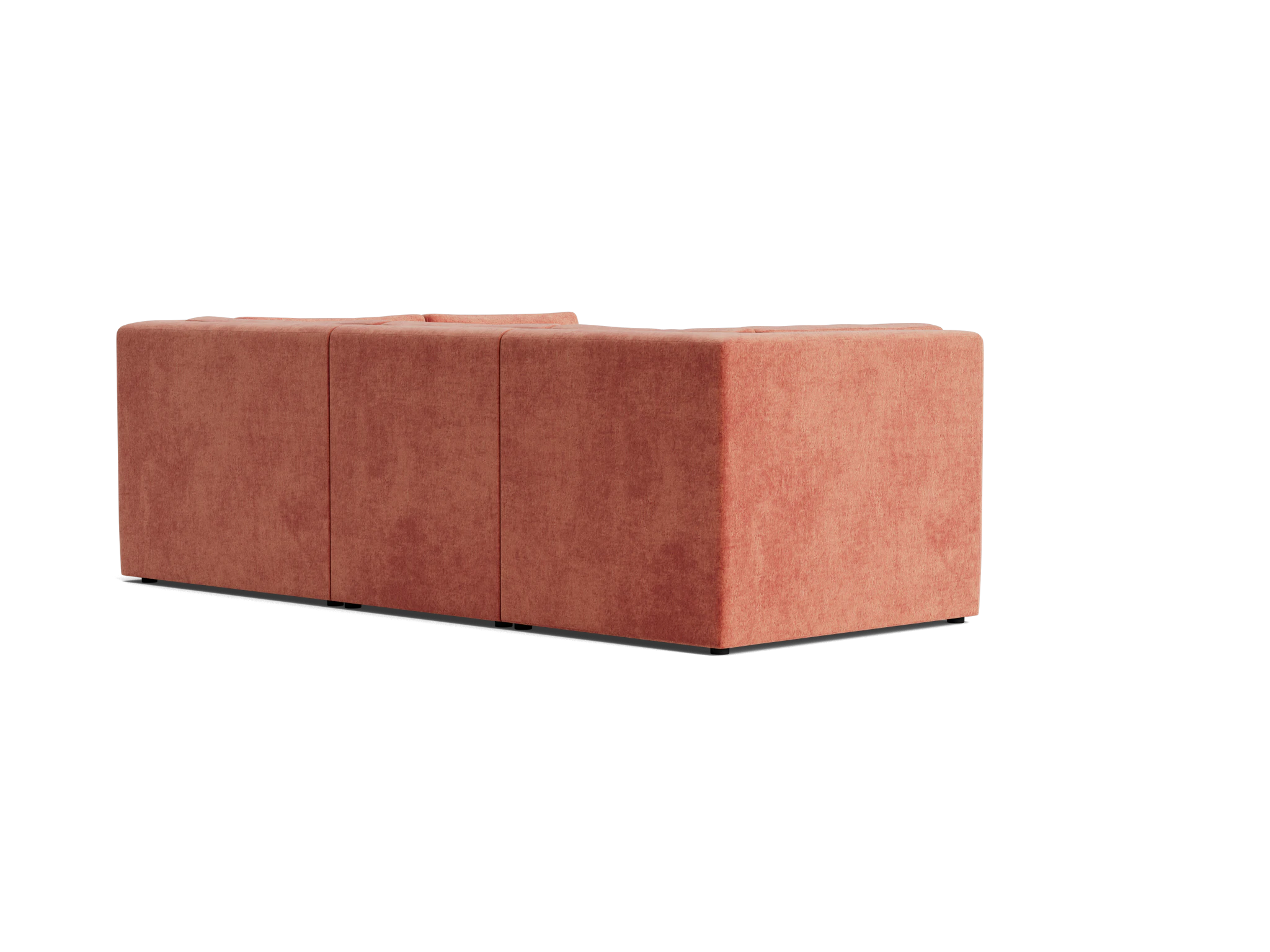 daya modular sectional plush terra rose