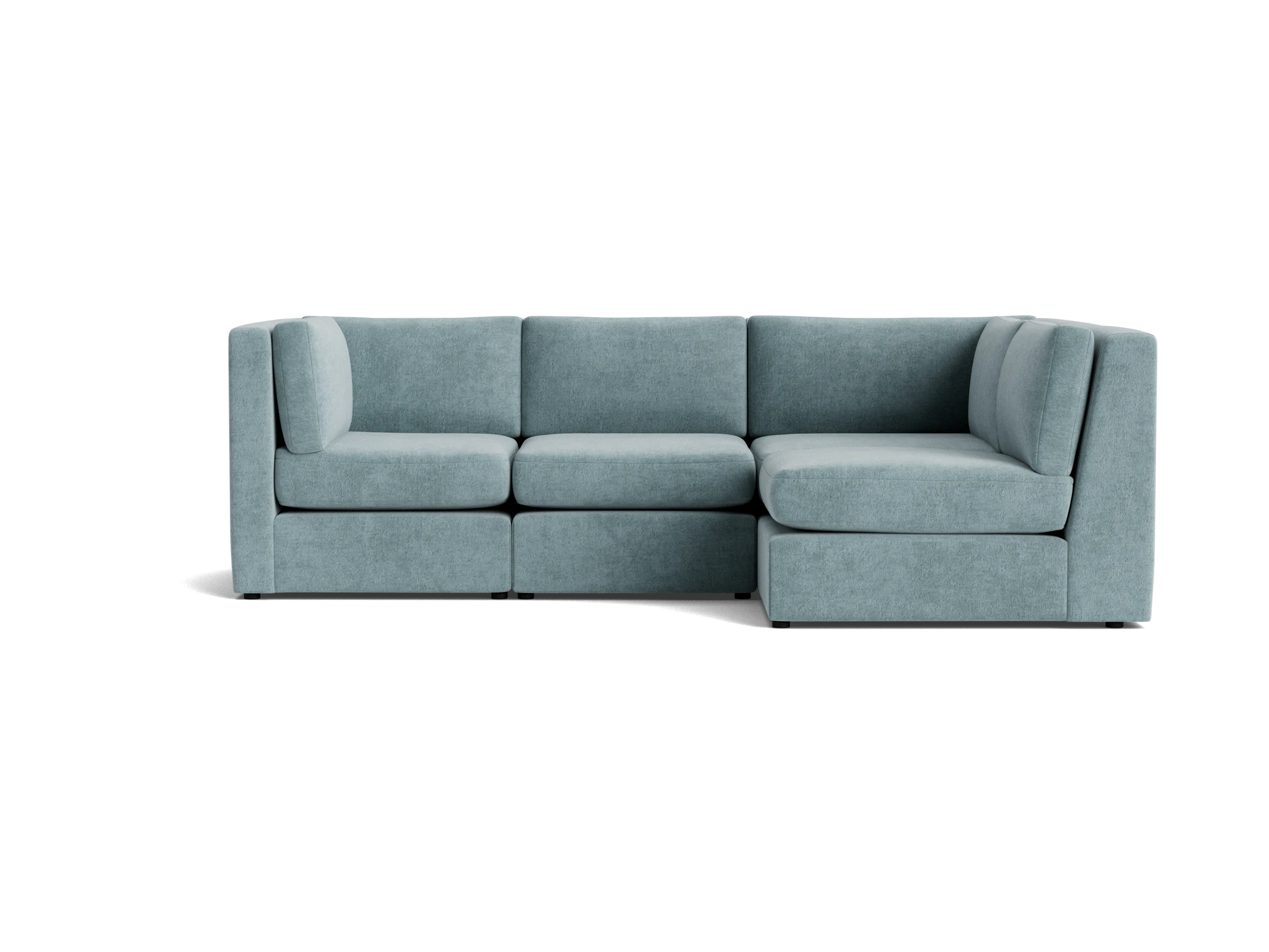 daya modular sectional plush mist
