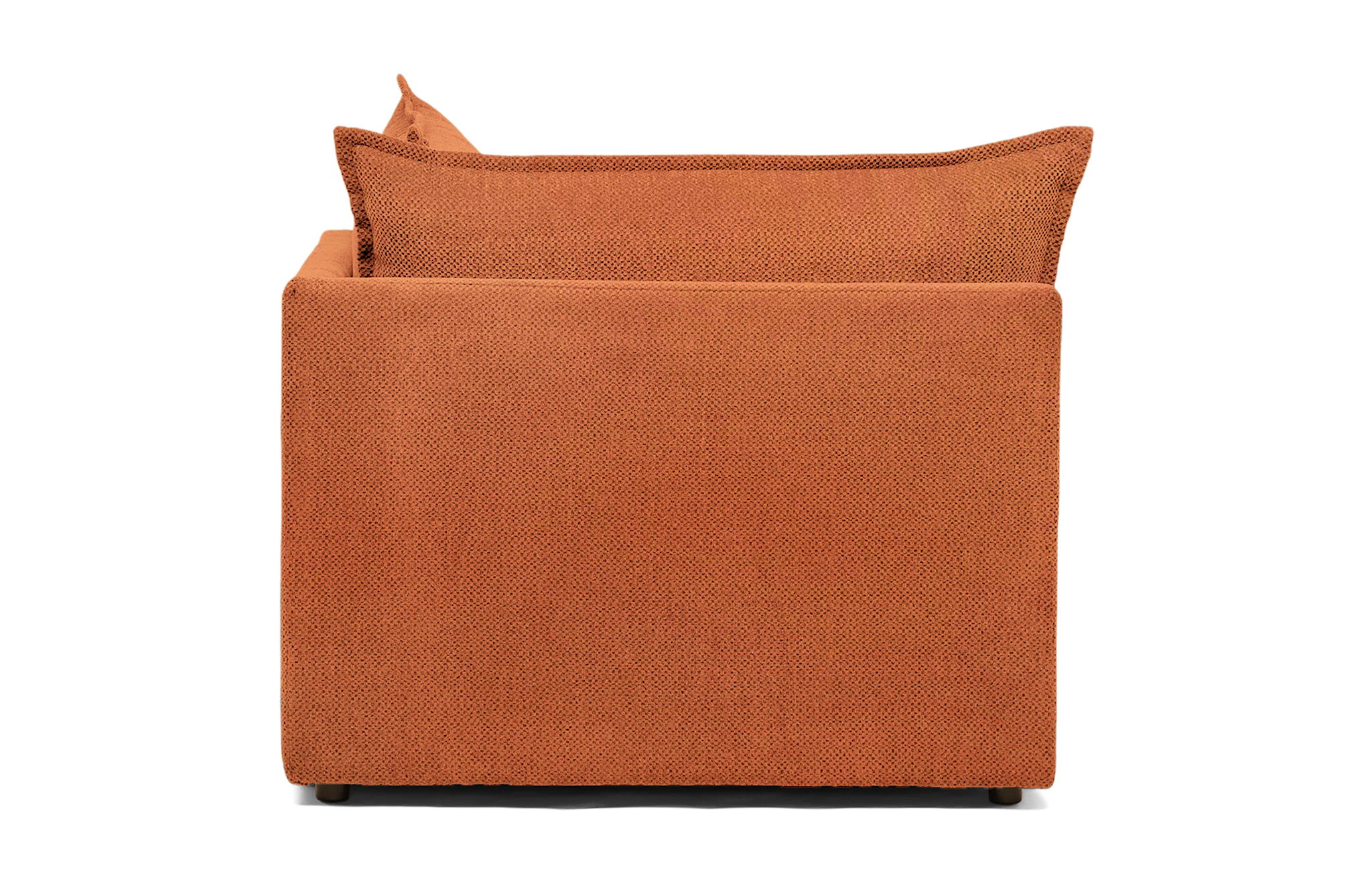 wilder bumper chaise plush terra rose