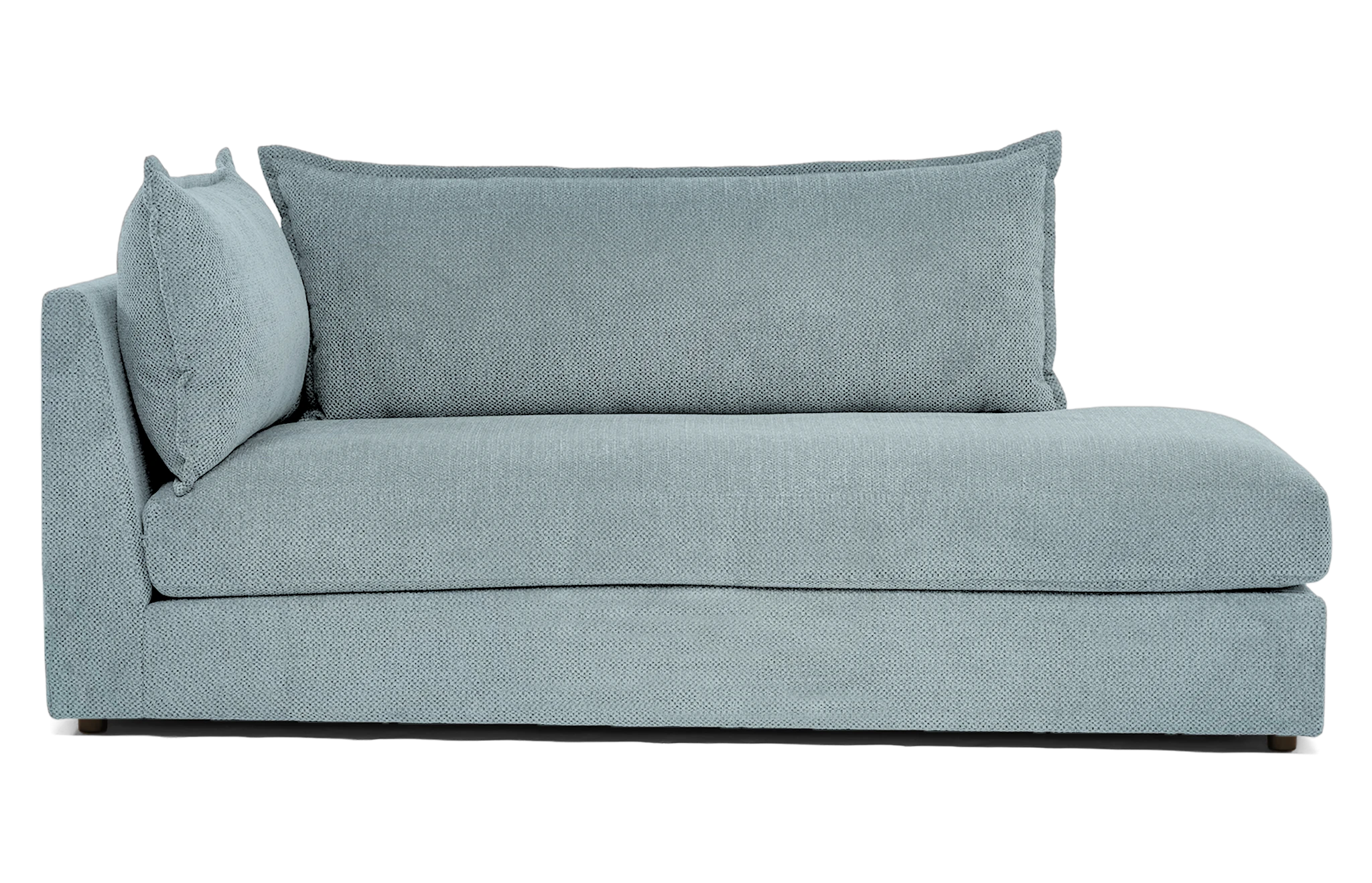 wilder bumper chaise plush mist