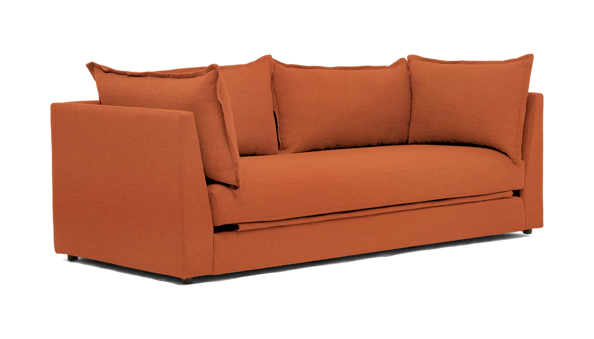 wilder sofa bed plush terra rose
