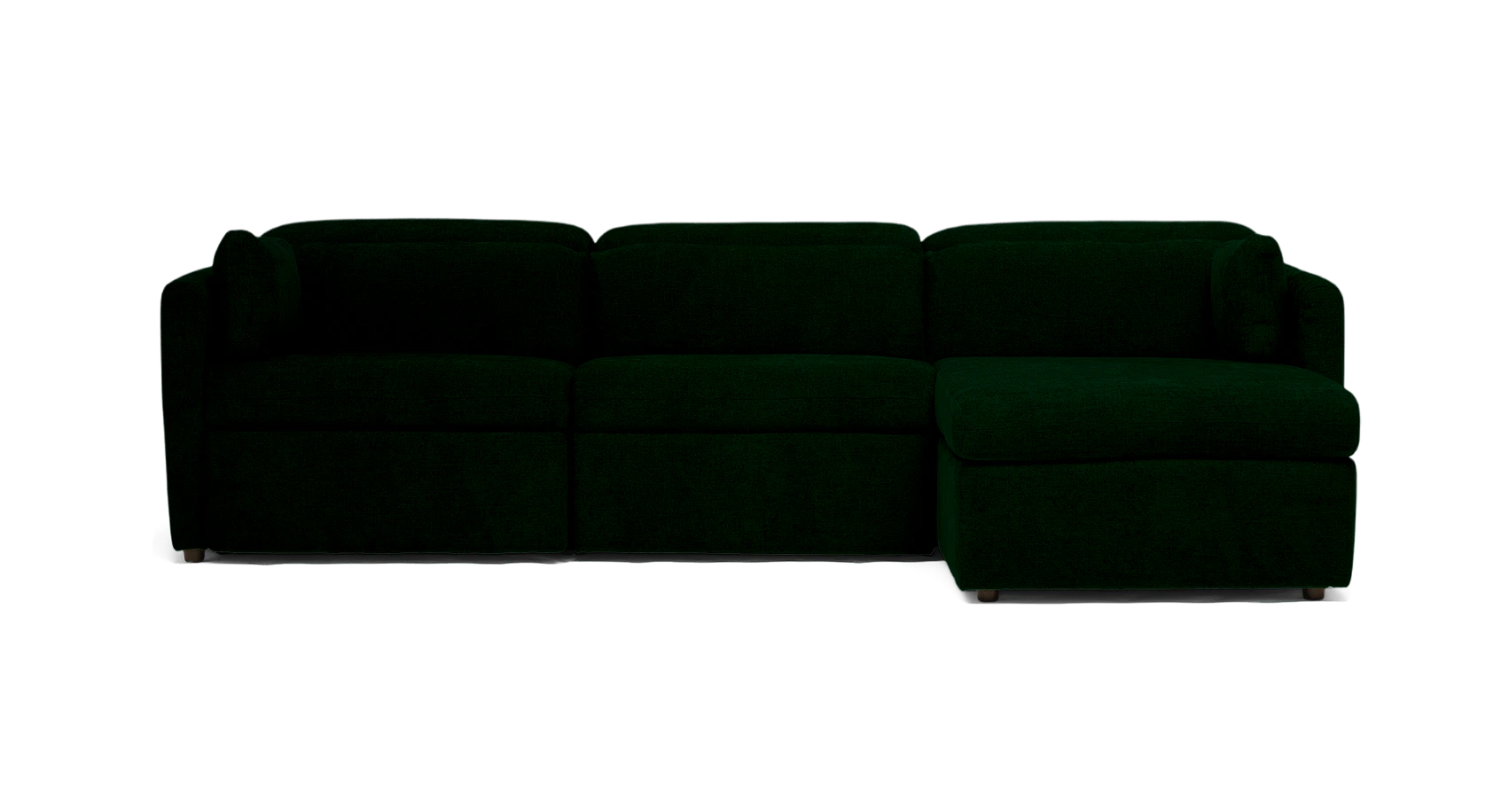 fitz modular reclining sectional royale evergreen