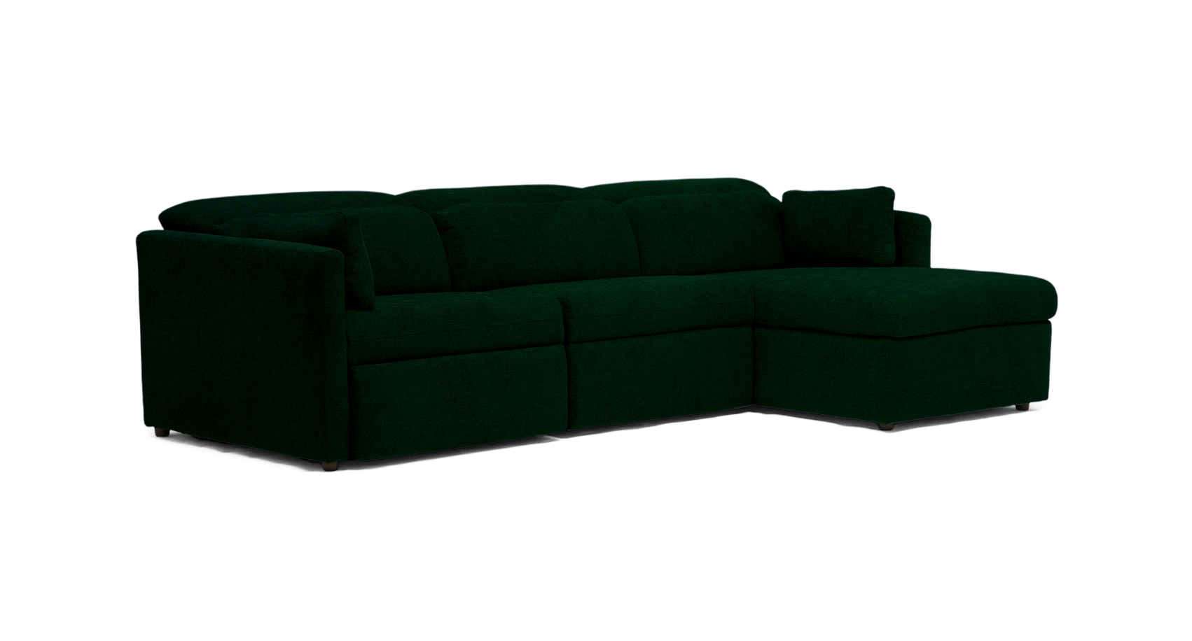 fitz modular reclining sectional royale evergreen
