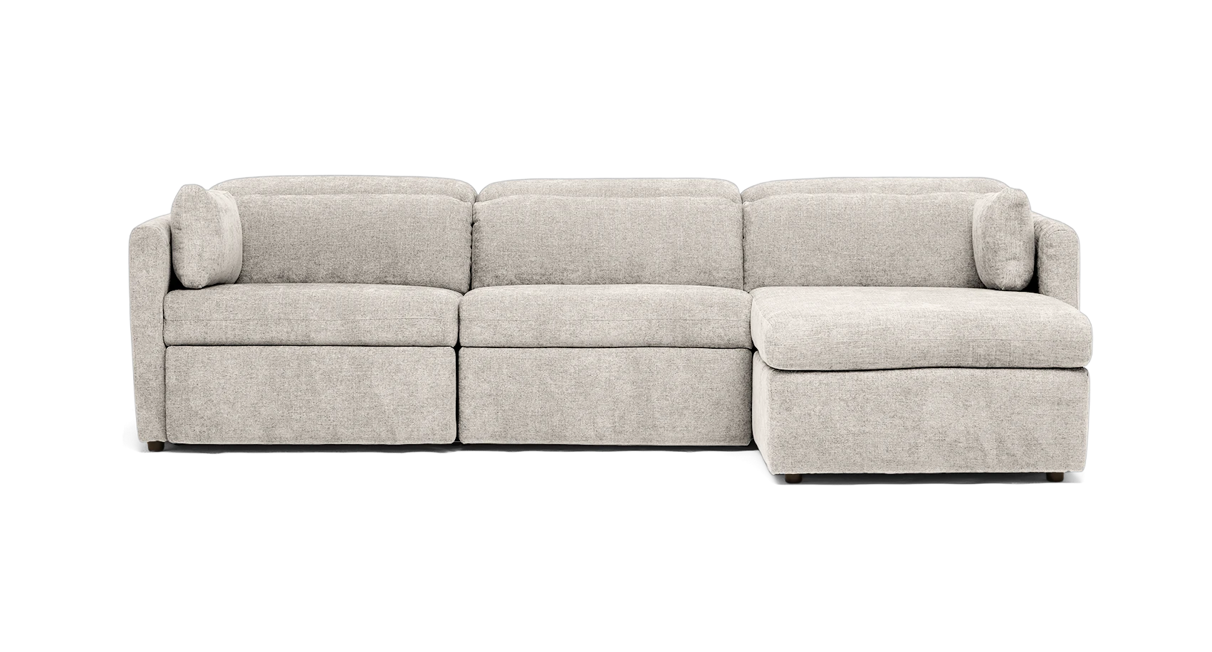 fitz modular reclining sectional merit dove