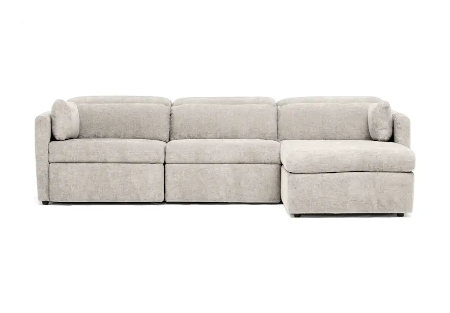 fitz modular reclining sectional merit dove