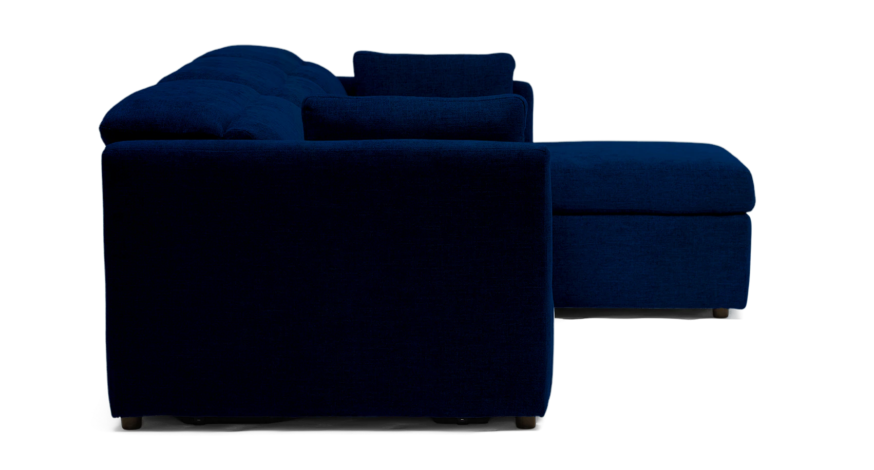 fitz modular reclining sectional royale cobalt