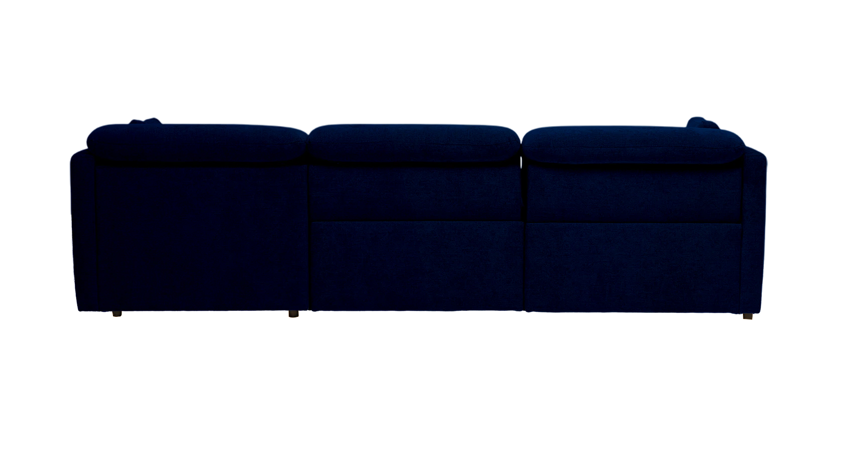 fitz modular reclining sectional royale cobalt