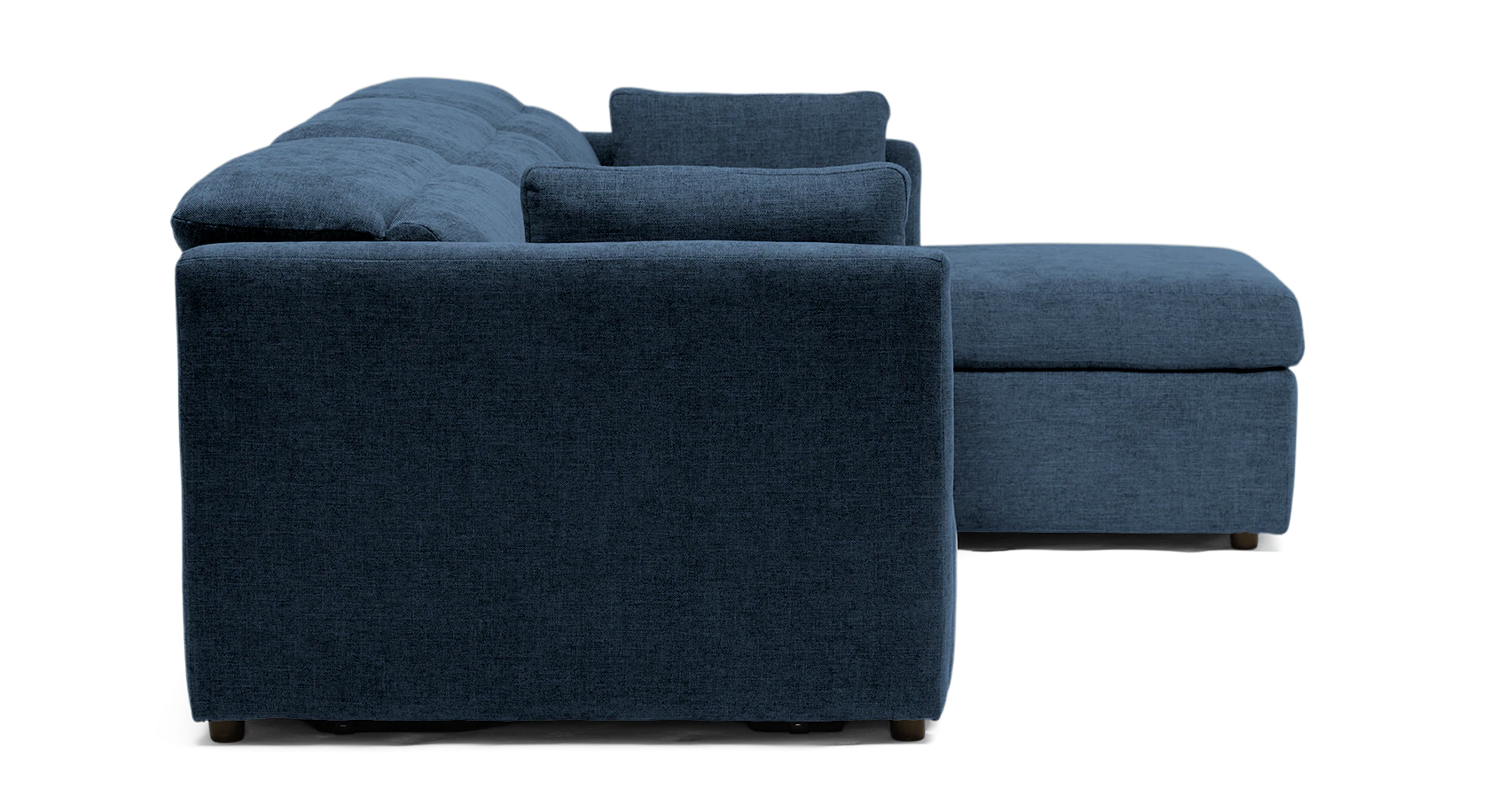 fitz modular reclining sectional milo french blue