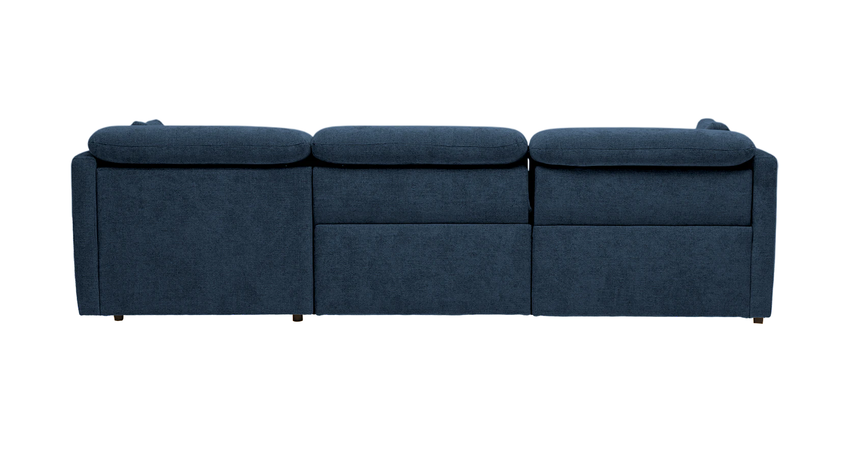 fitz modular reclining sectional milo french blue