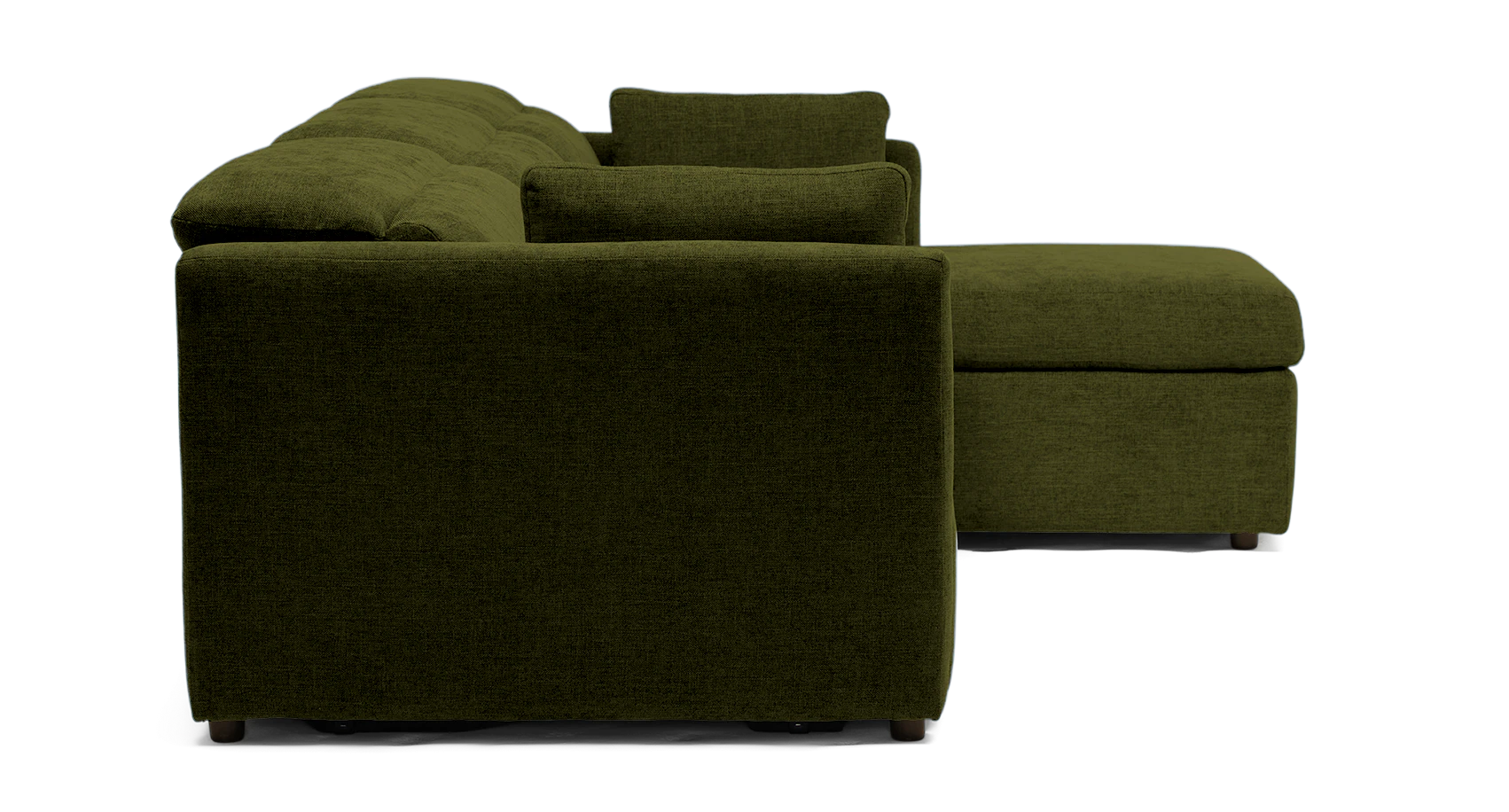 fitz modular reclining sectional faithful olive