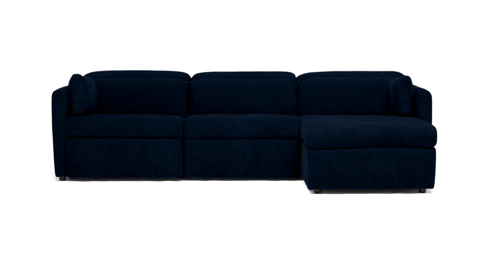 fitz modular reclining sectional faithful indigo