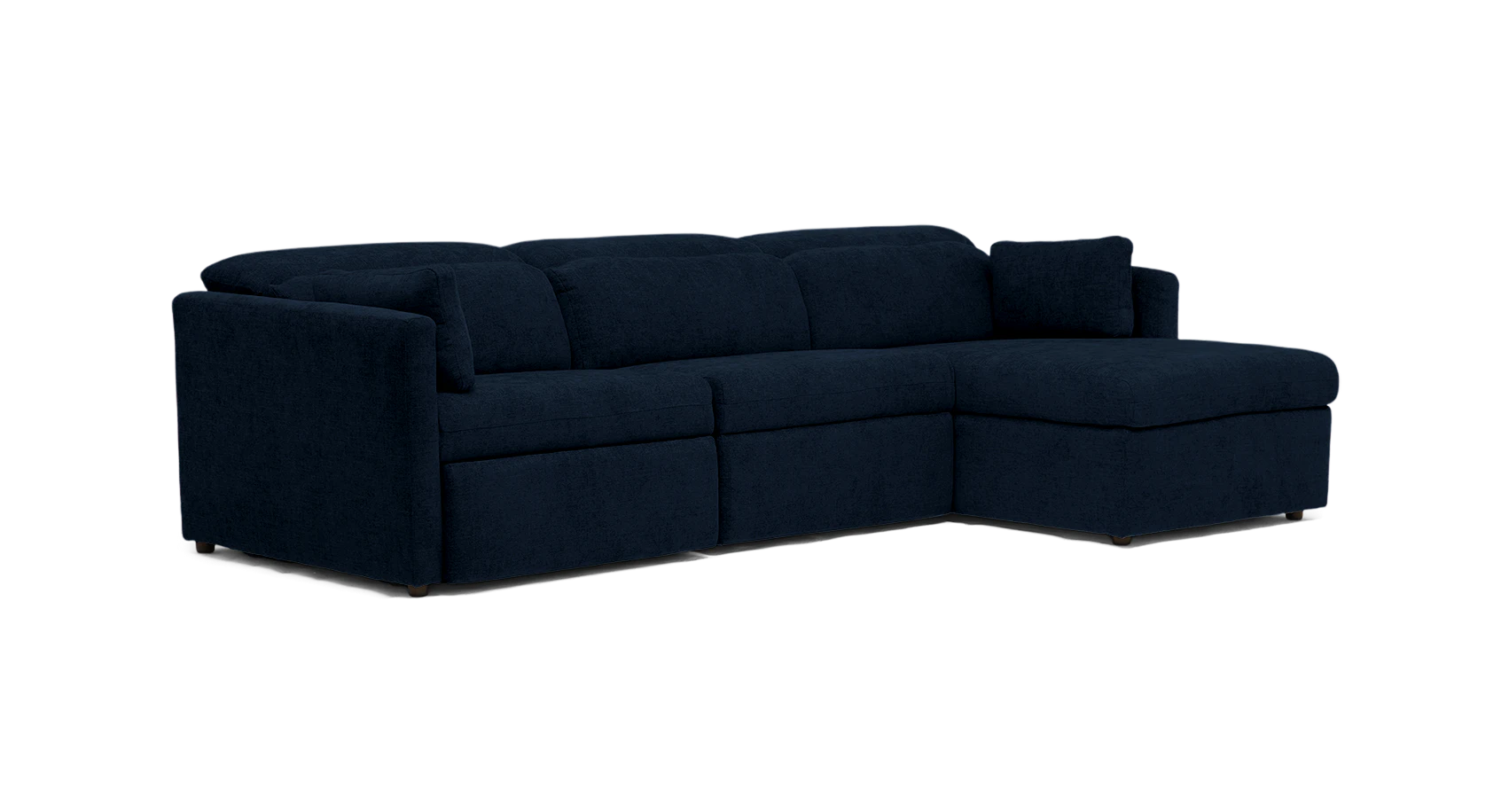 fitz modular reclining sectional faithful indigo