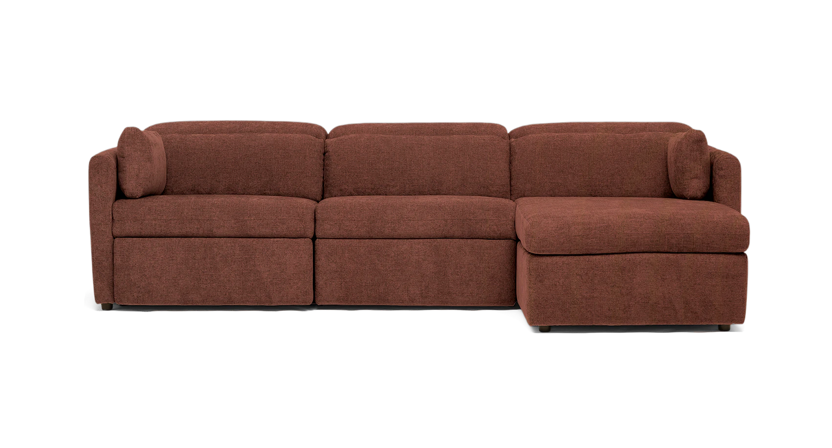 fitz modular reclining sectional kenley mauve