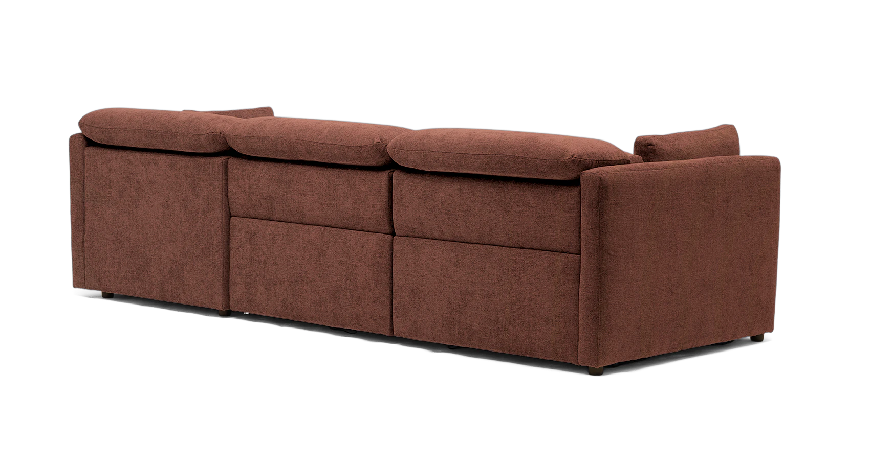 fitz modular reclining sectional kenley mauve