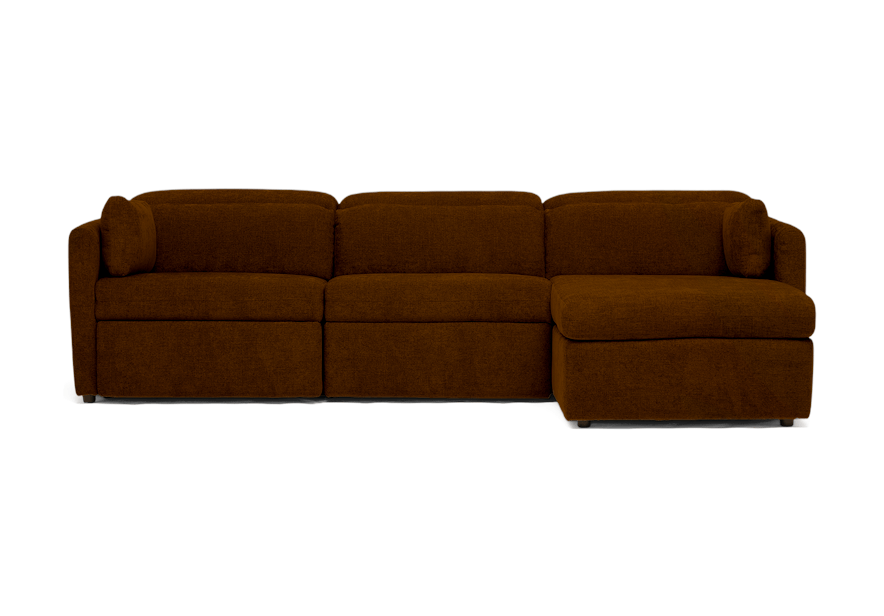fitz modular reclining sectional faithful mocha