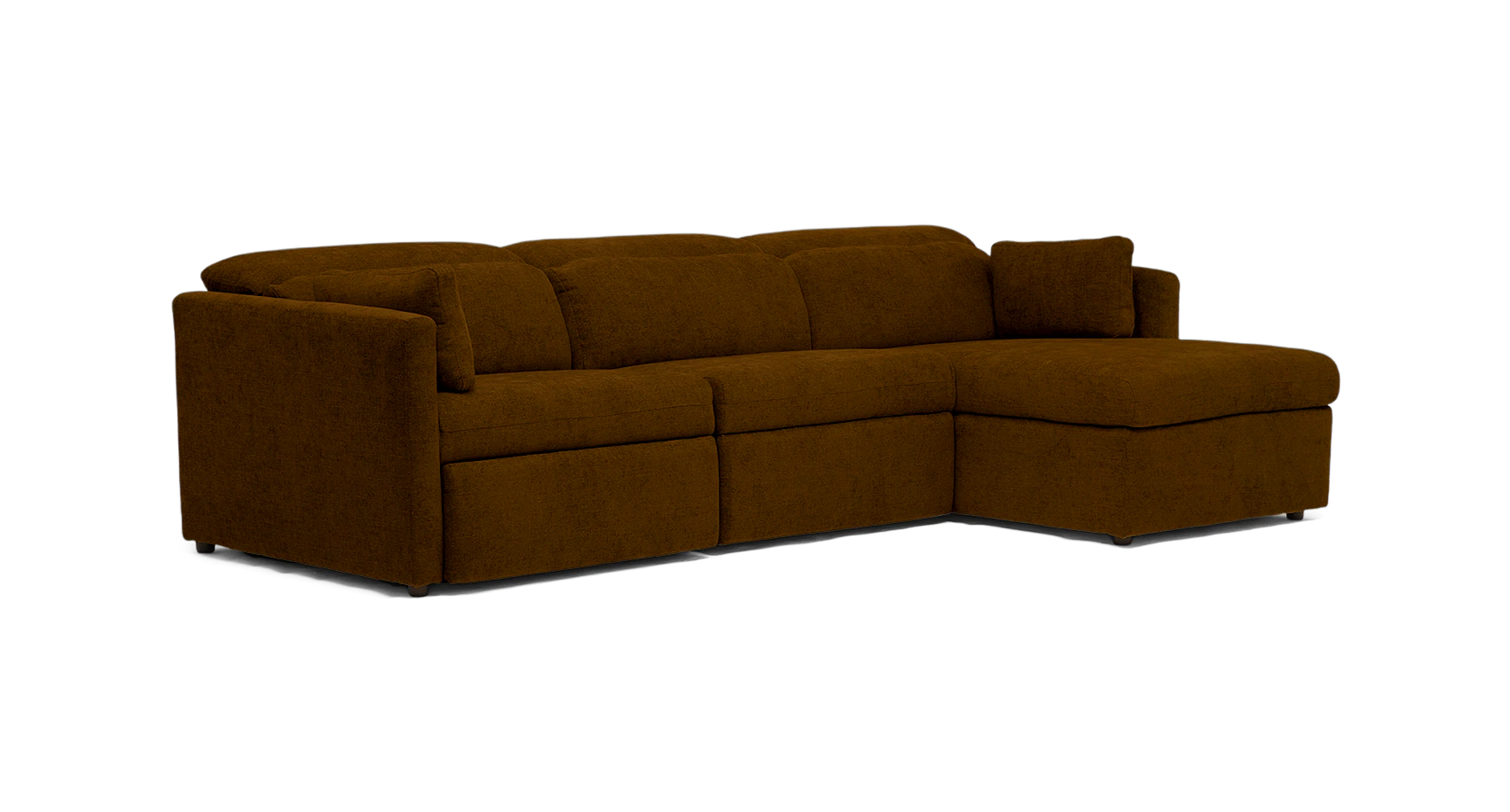 fitz modular reclining sectional faithful mocha