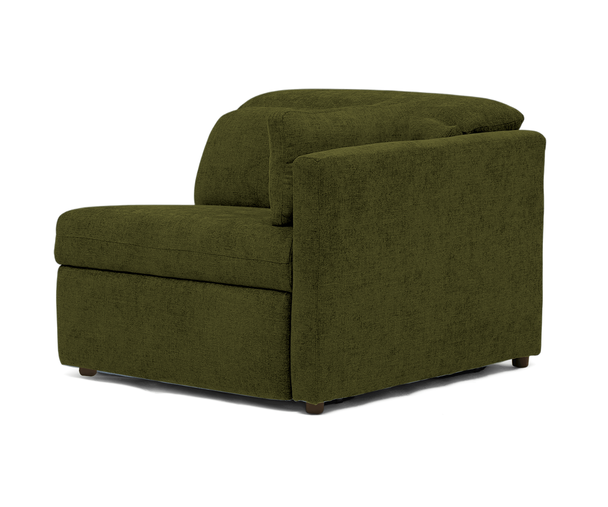 fitz single arm chair faithful olive