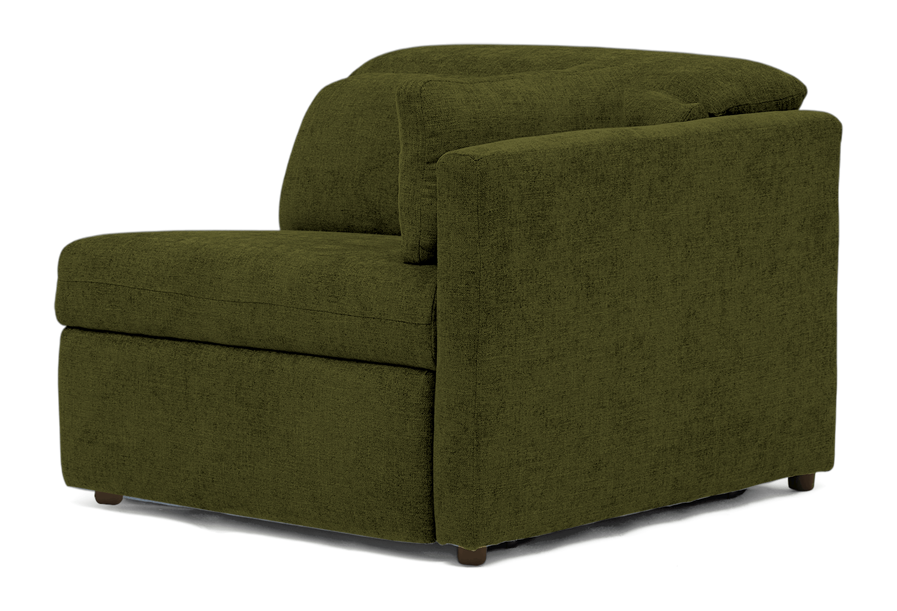fitz single arm chair faithful olive