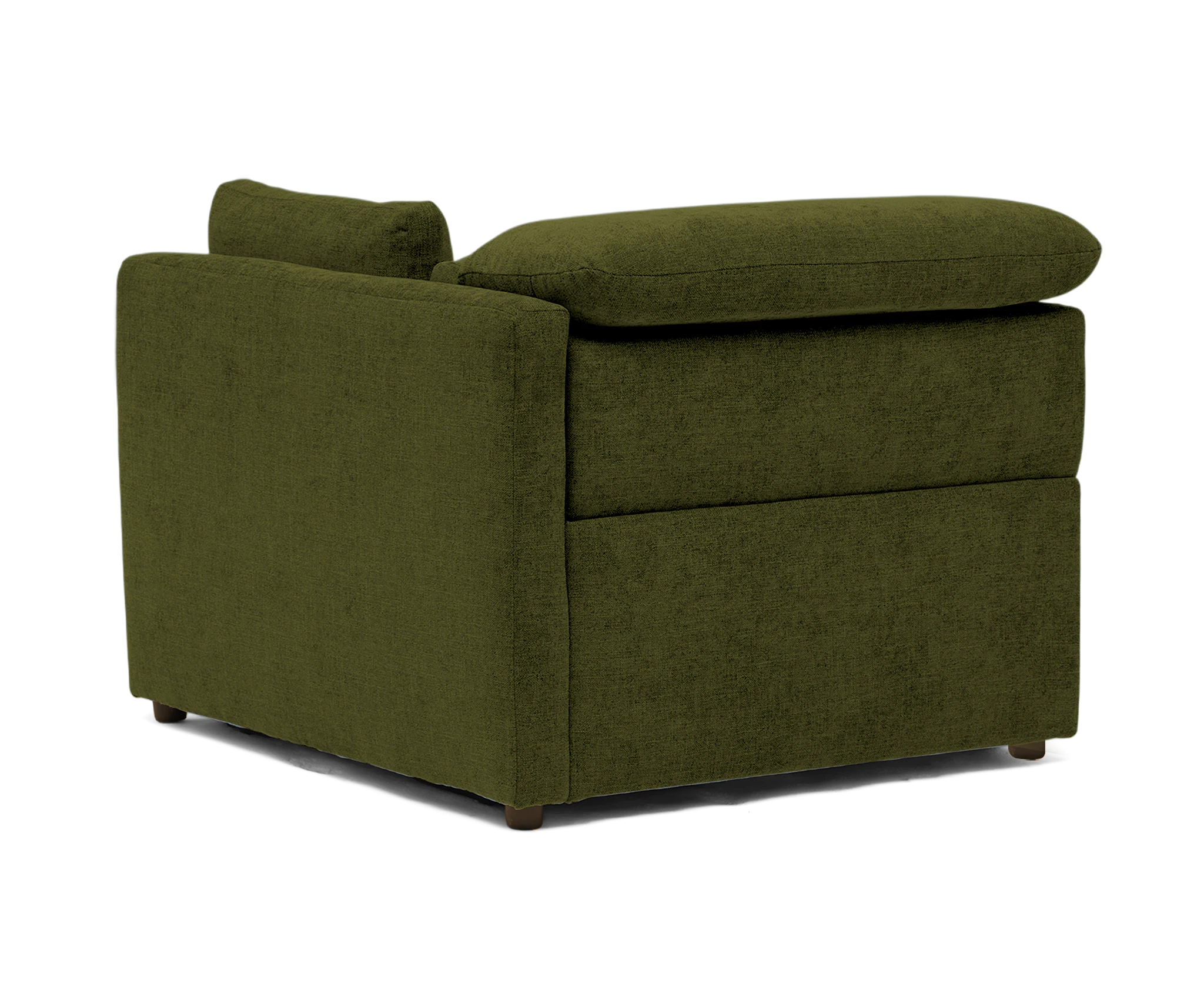 fitz single arm chair faithful olive