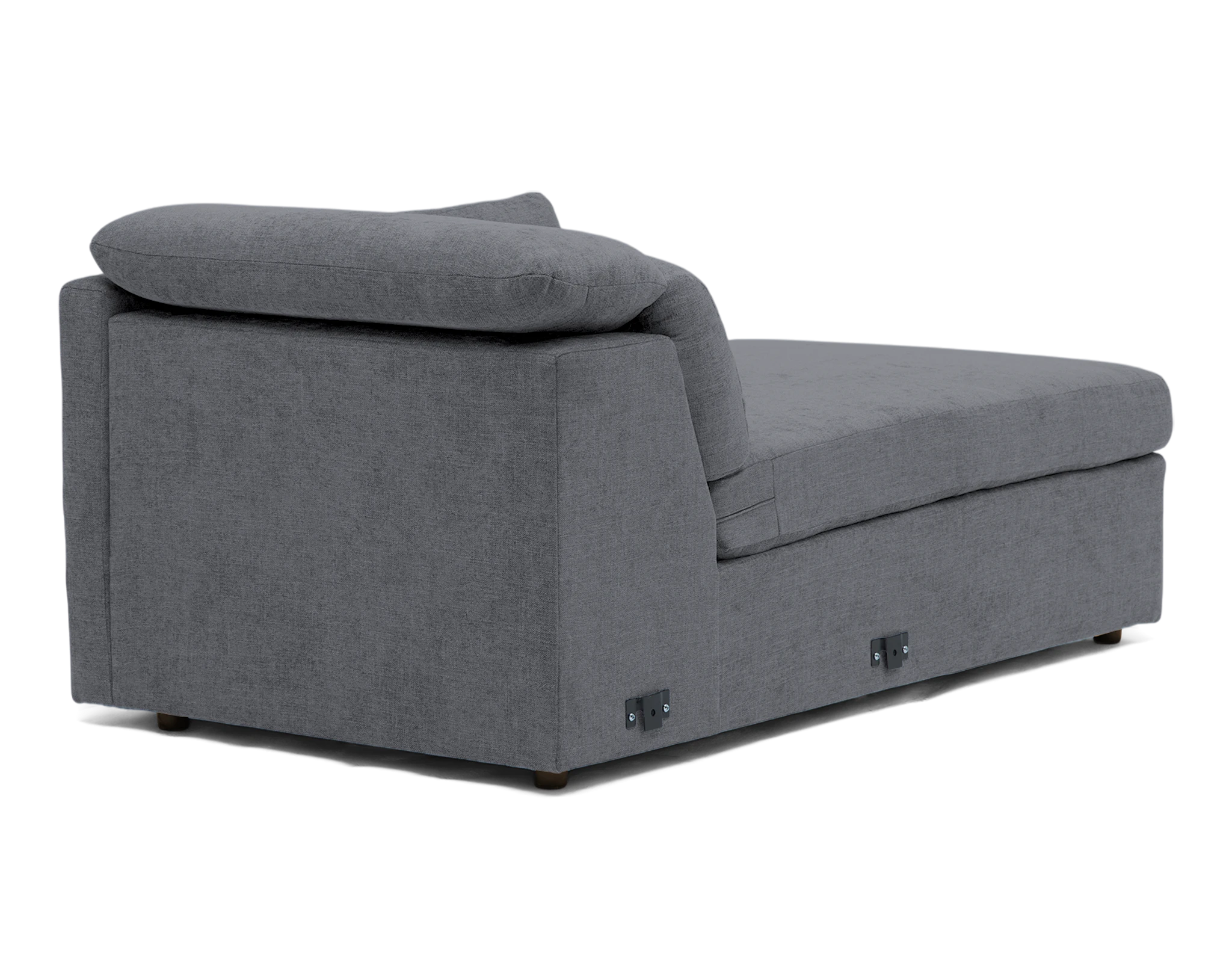 fitz single arm chaise essence ash