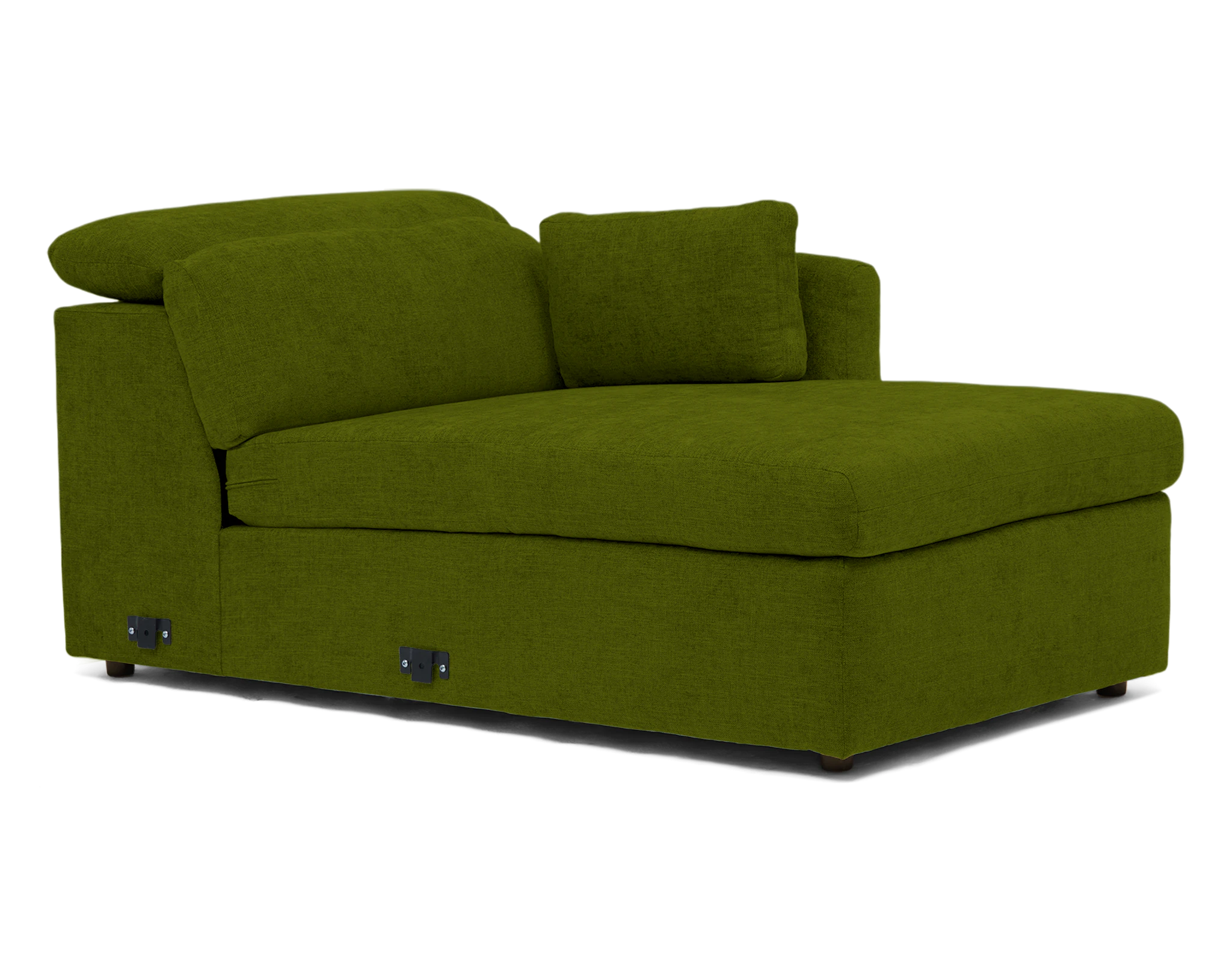 fitz single arm chaise royale apple