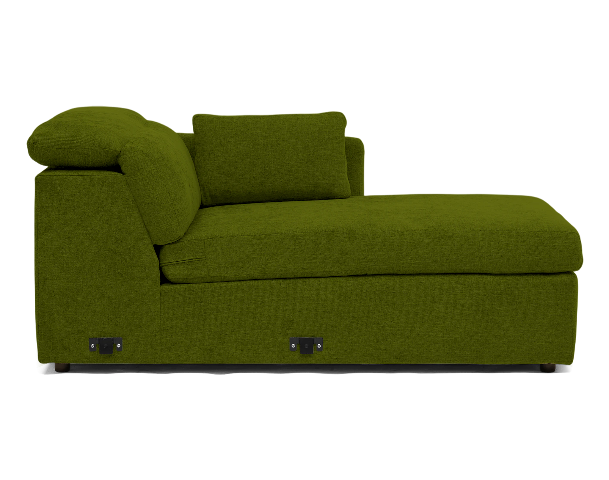 fitz single arm chaise royale apple