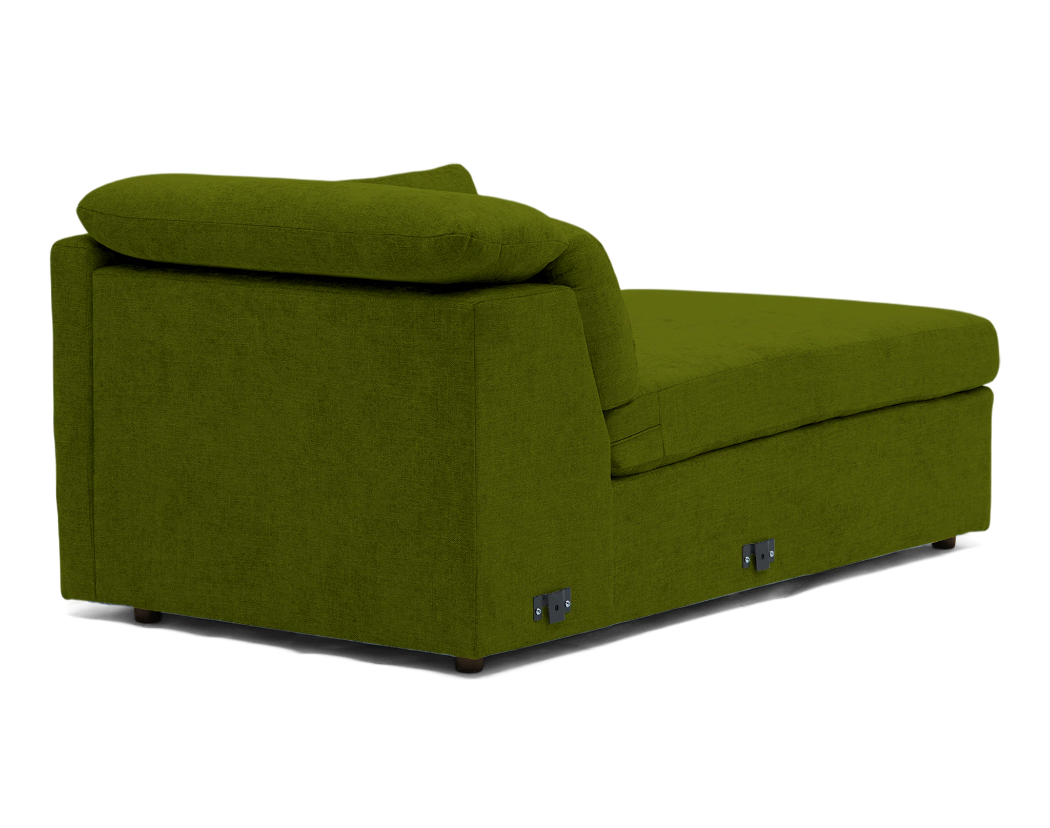 fitz single arm chaise royale apple