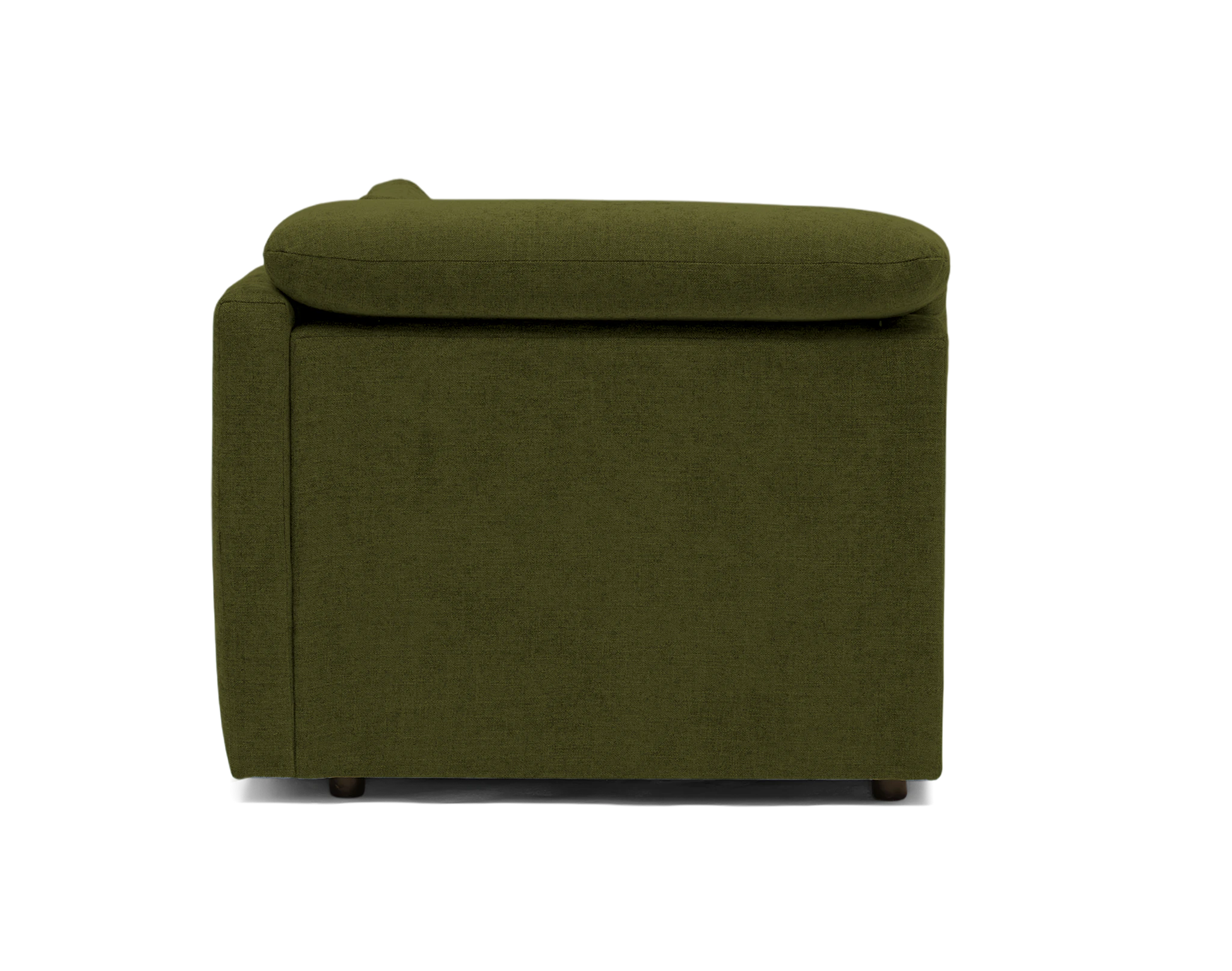 fitz single arm chaise faithful olive