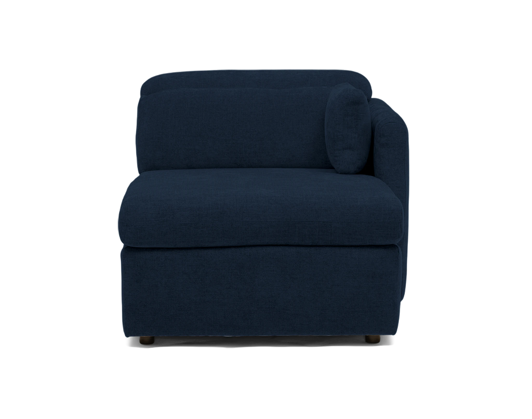 fitz single arm chaise faithful indigo
