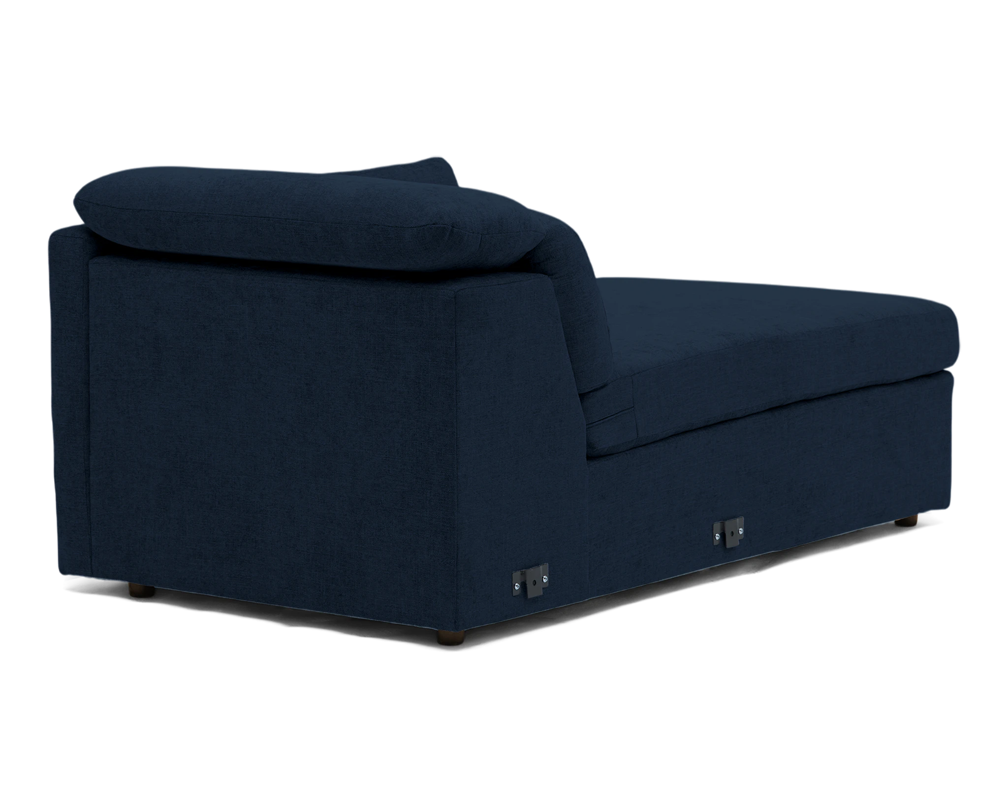 fitz single arm chaise faithful indigo