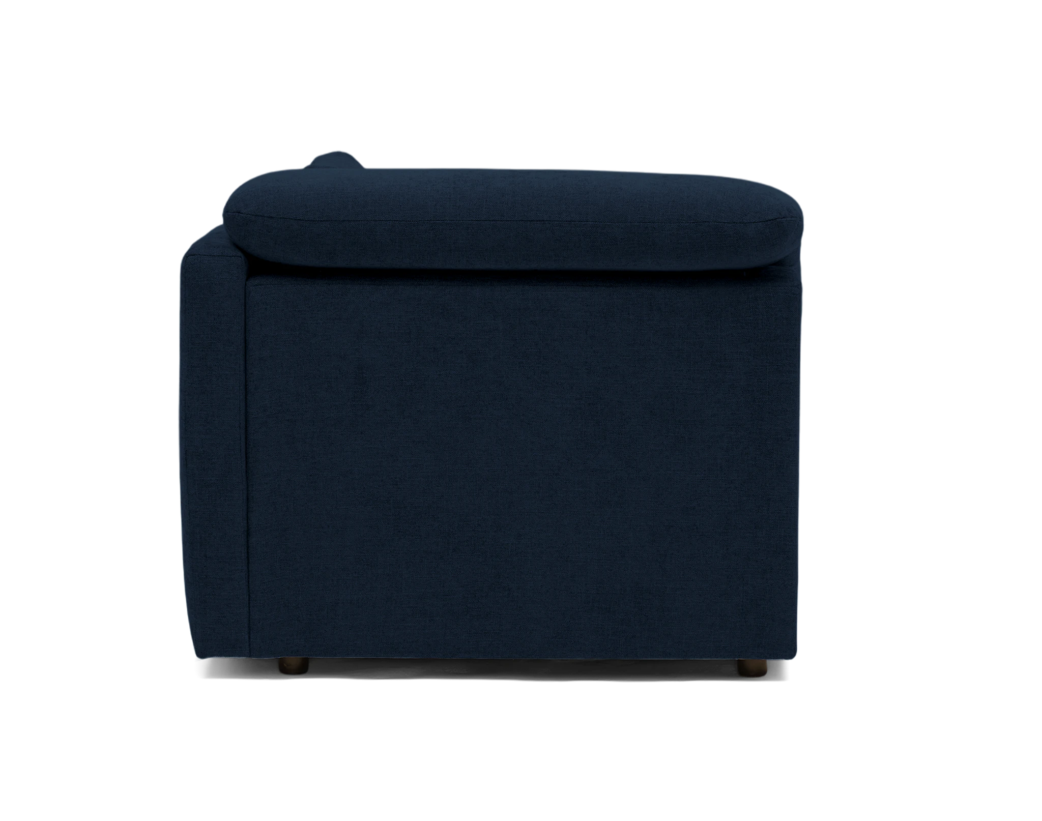fitz single arm chaise faithful indigo