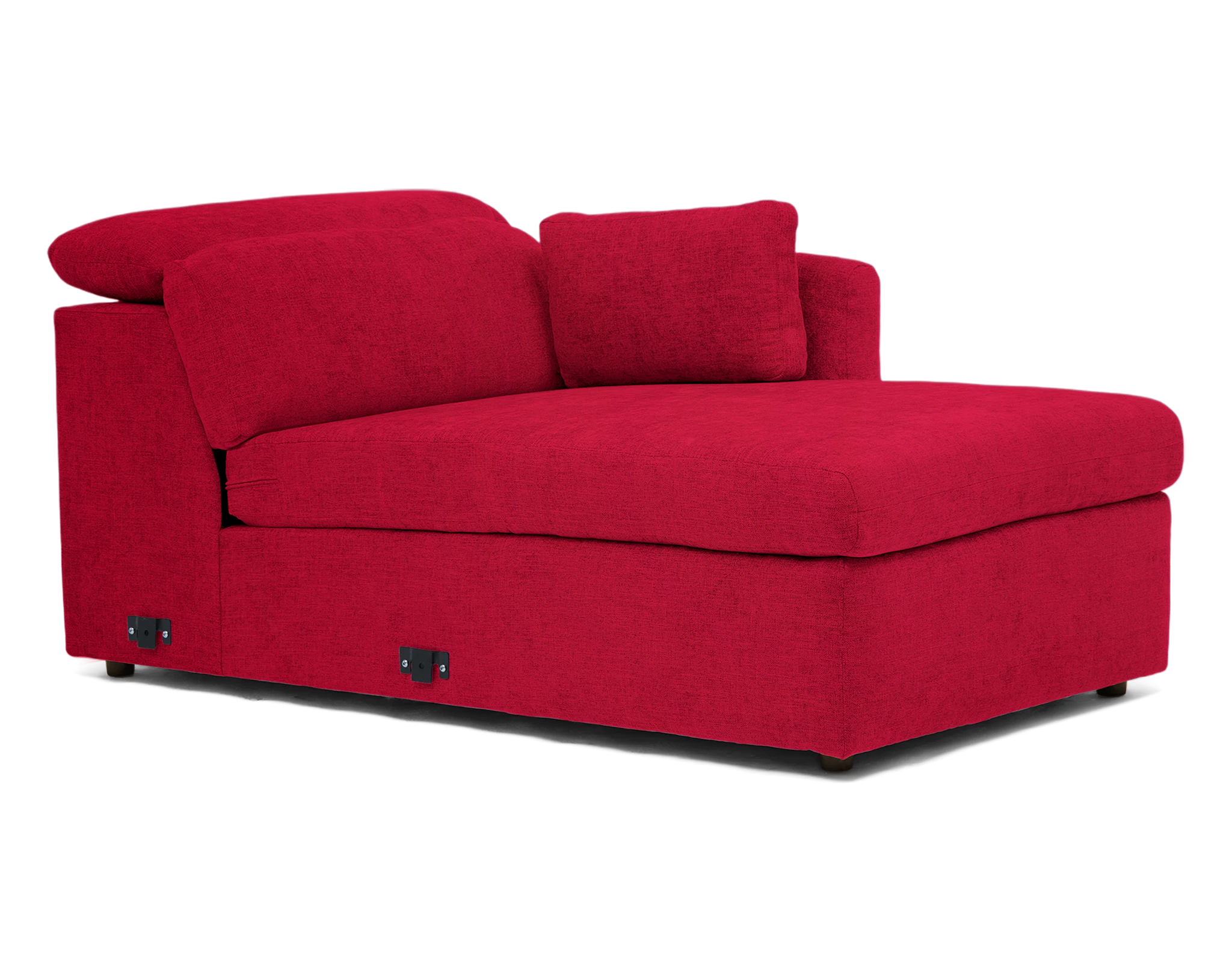 fitz single arm chaise royale berry