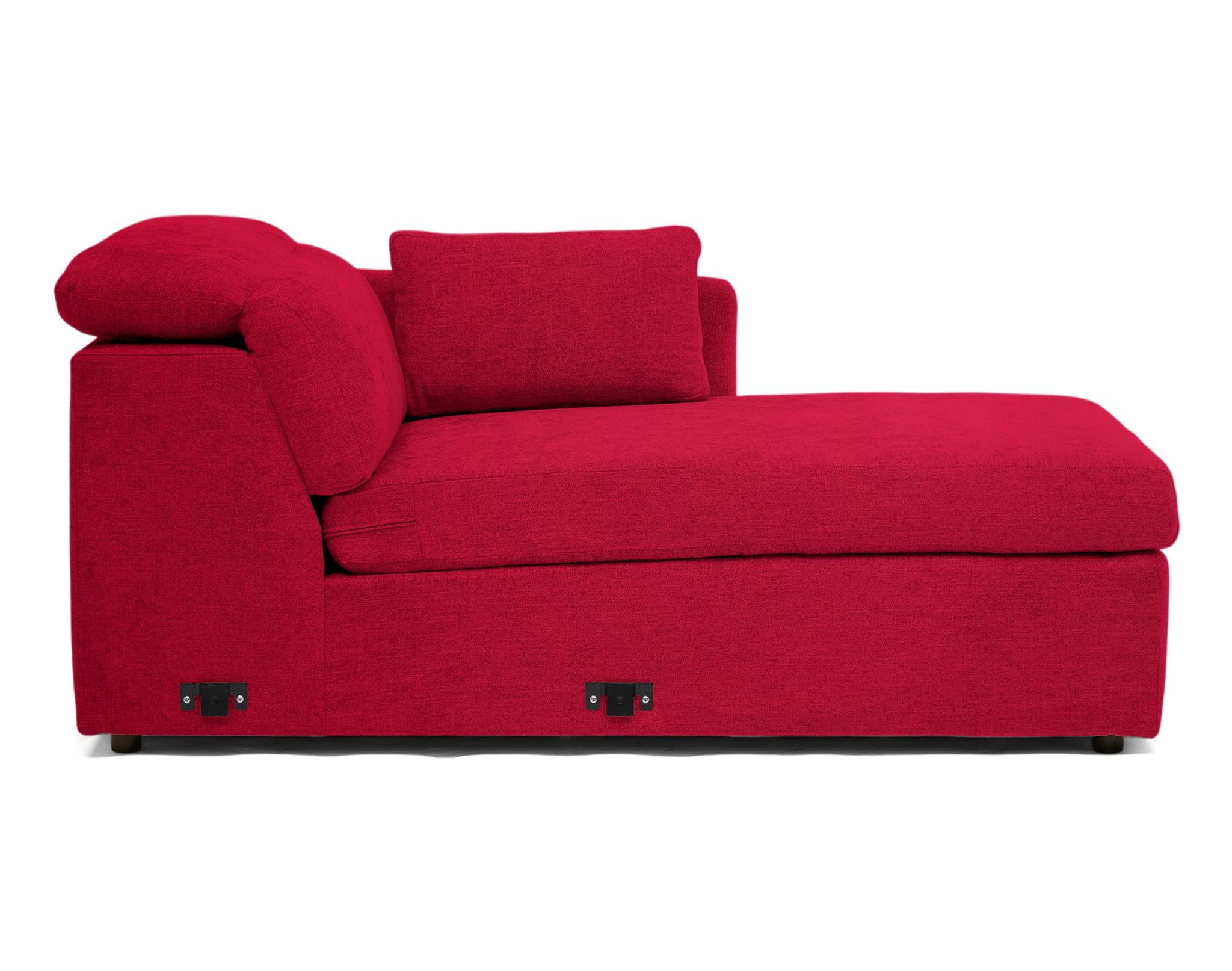 fitz single arm chaise royale berry