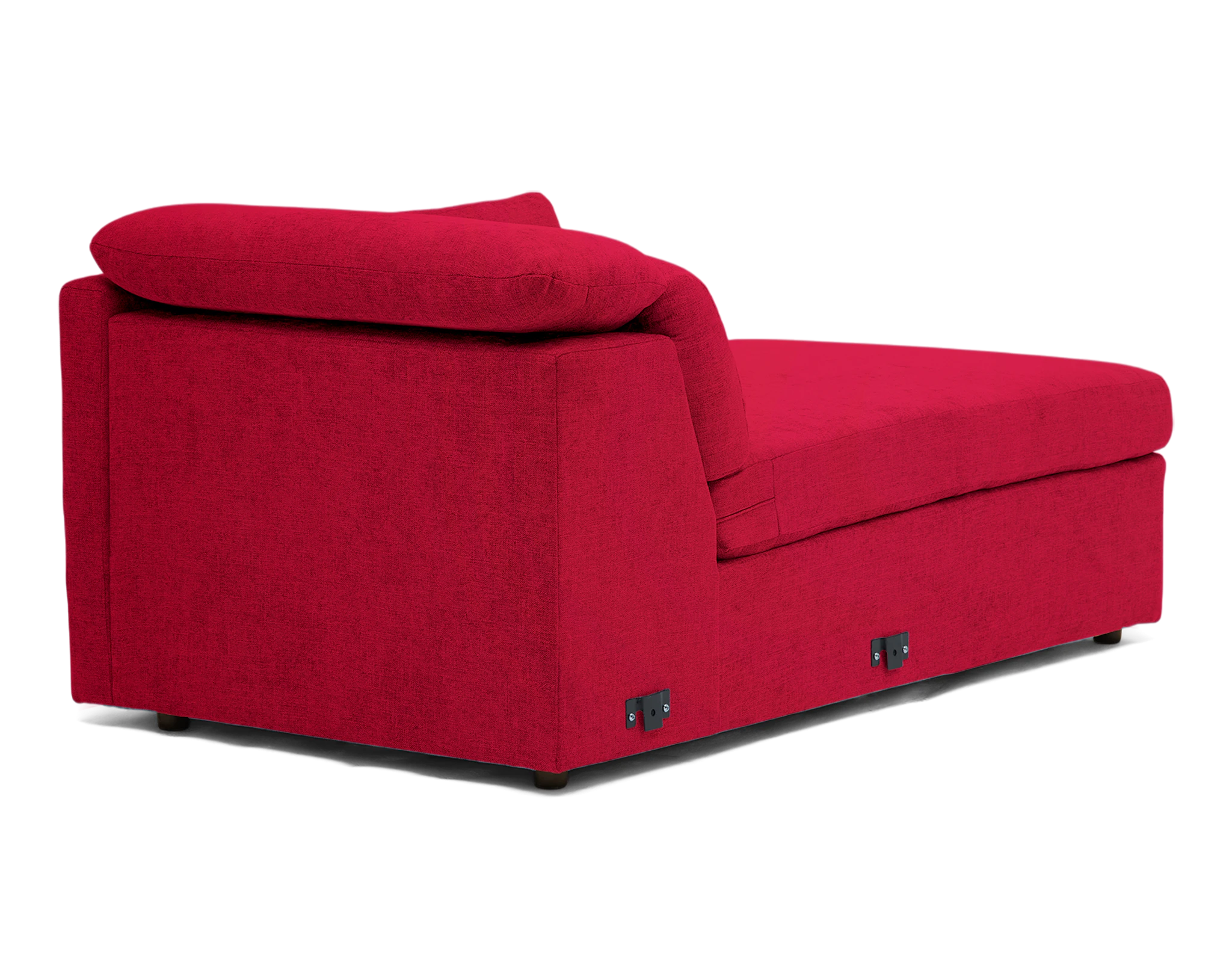 fitz single arm chaise royale berry