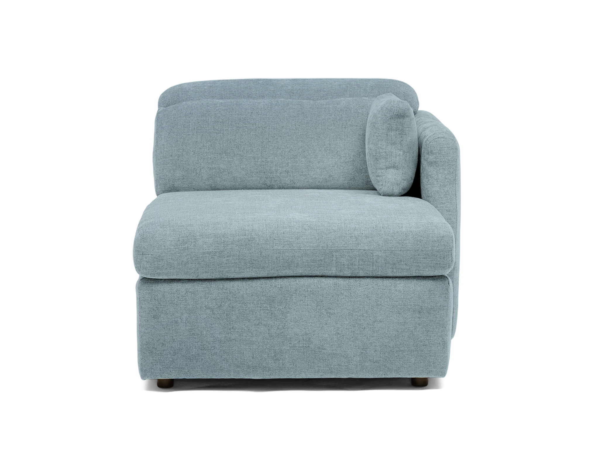 fitz single arm chaise plush mist