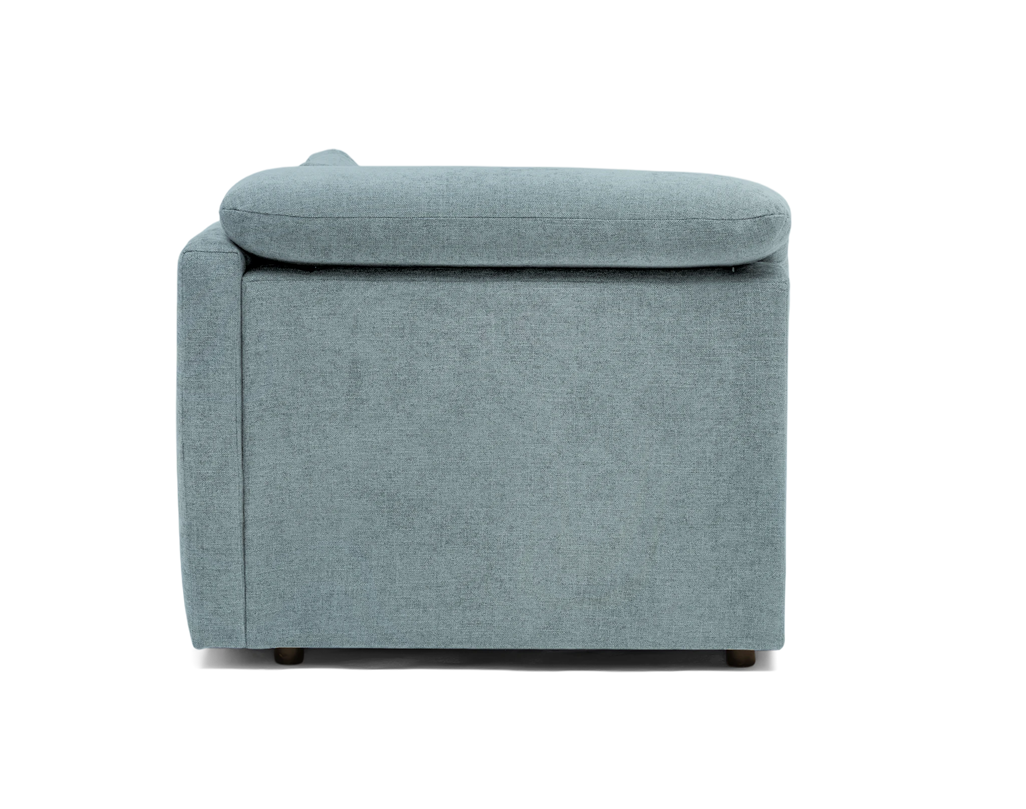 fitz single arm chaise plush mist