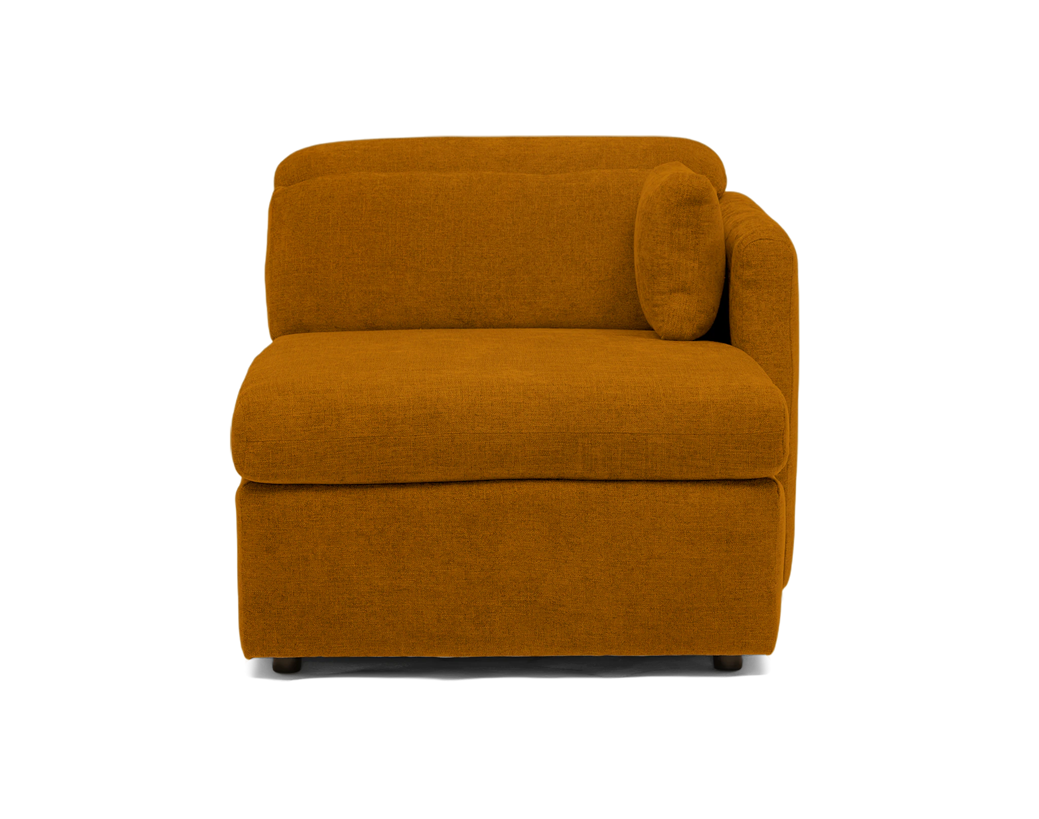 fitz single arm chaise harper amber gold