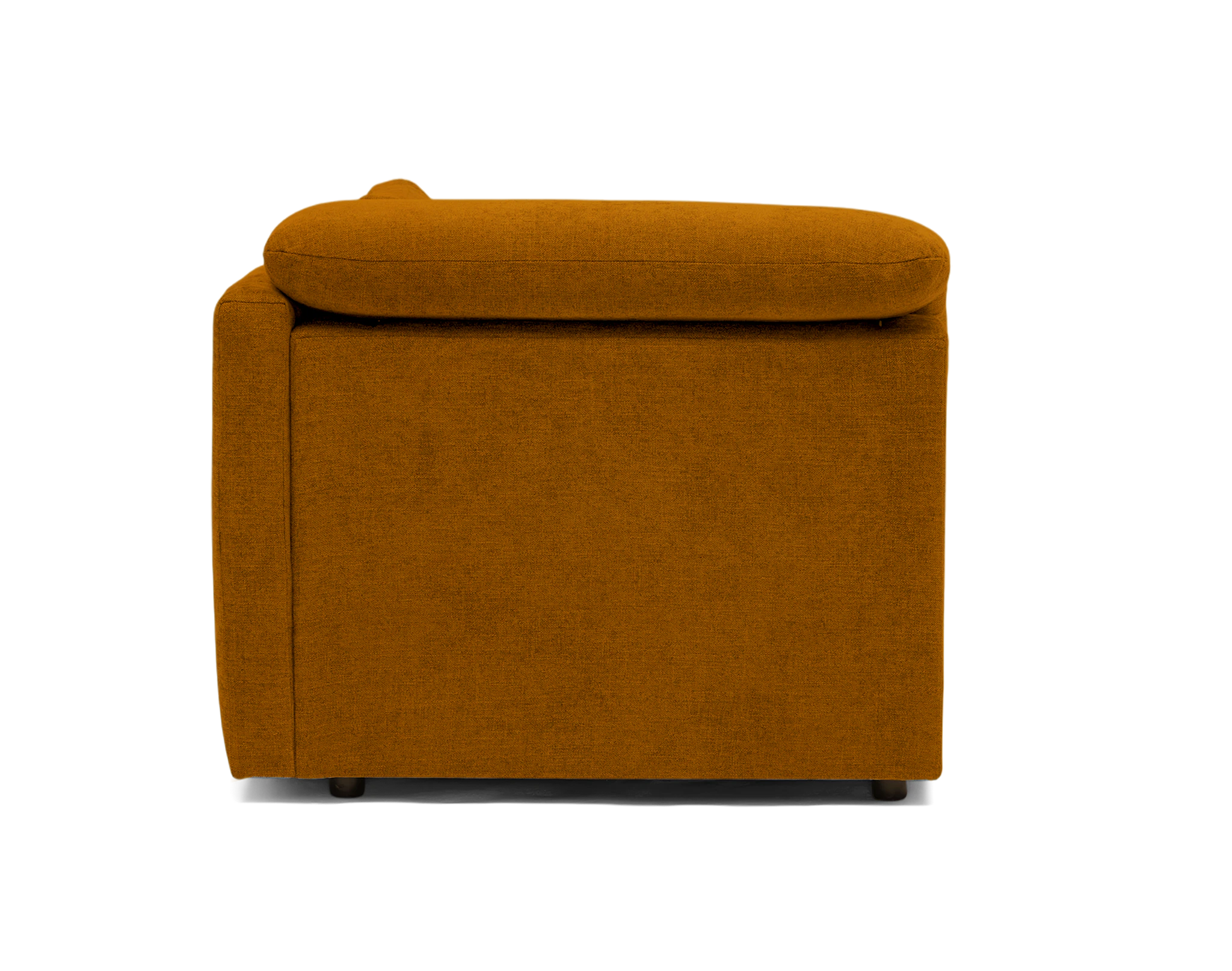 fitz single arm chaise harper amber gold