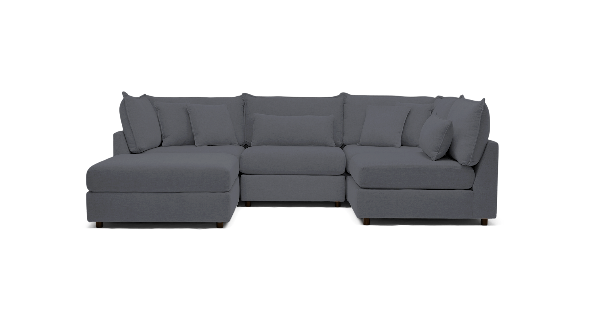 tanner sofa bumper sectional essence ash