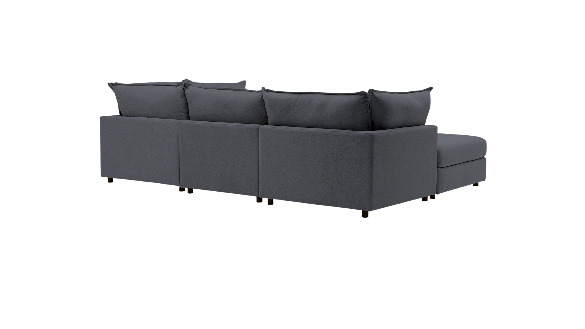 tanner sofa bumper sectional essence ash