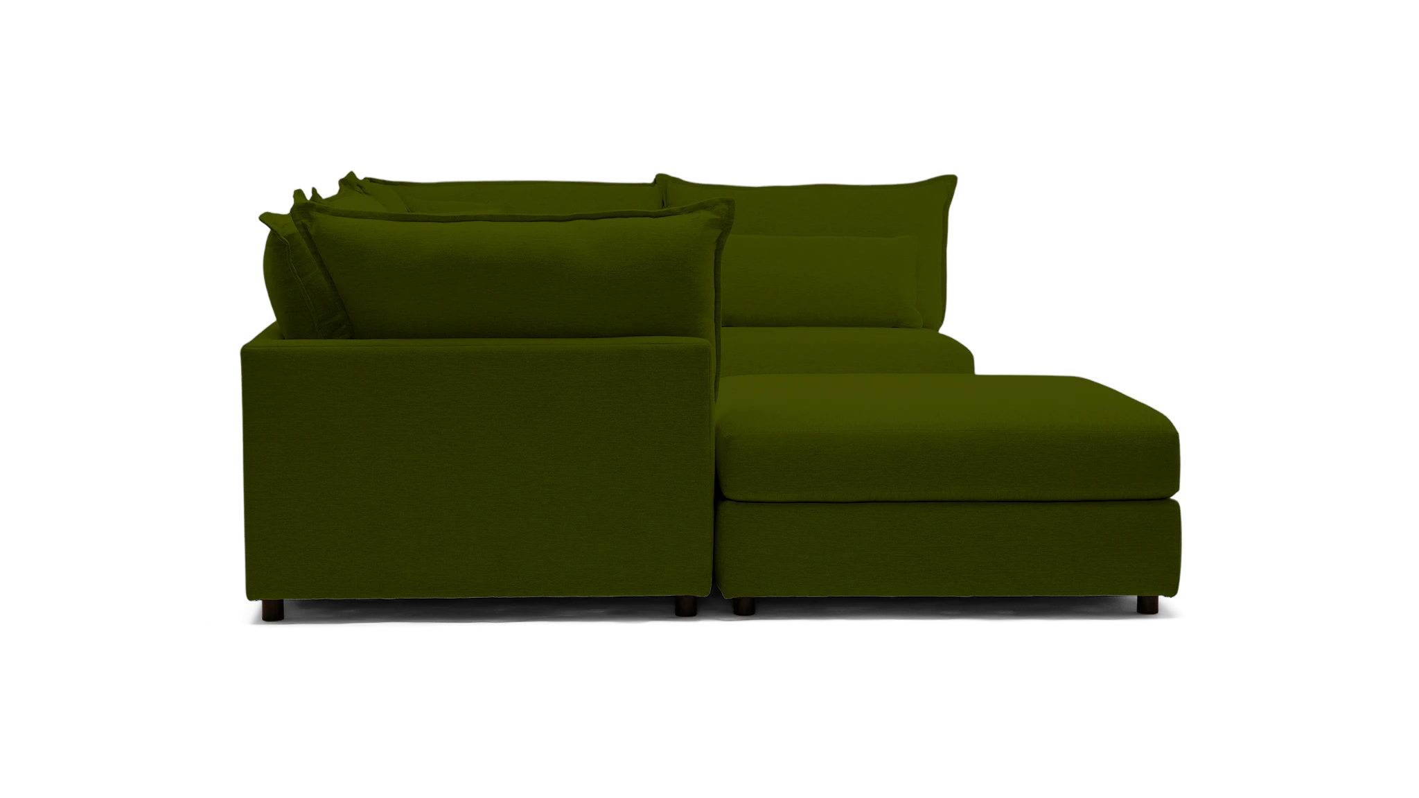 tanner sofa bumper sectional royale apple