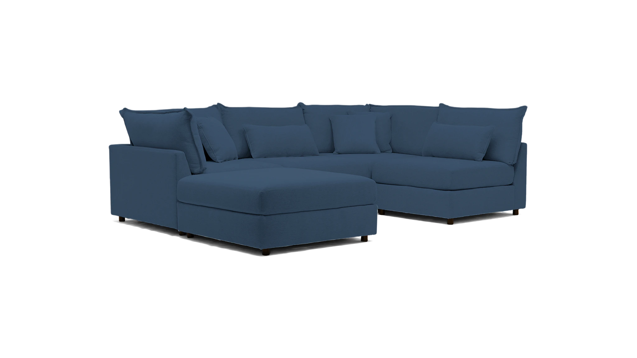 tanner sofa bumper sectional milo french blue